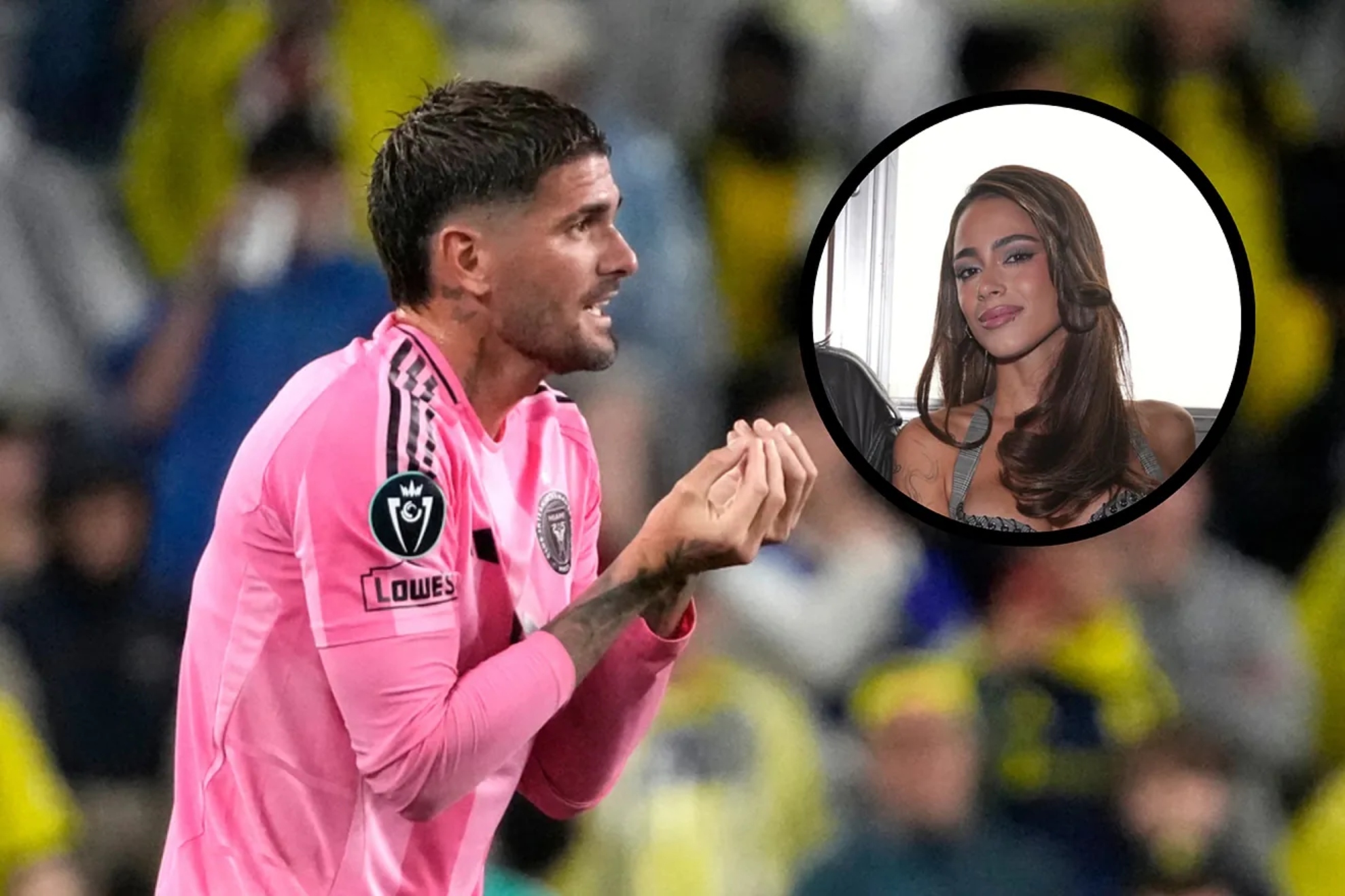 De Paul is reportedly involved in a dispute with his compatriot Emilia Mernes within the circle.