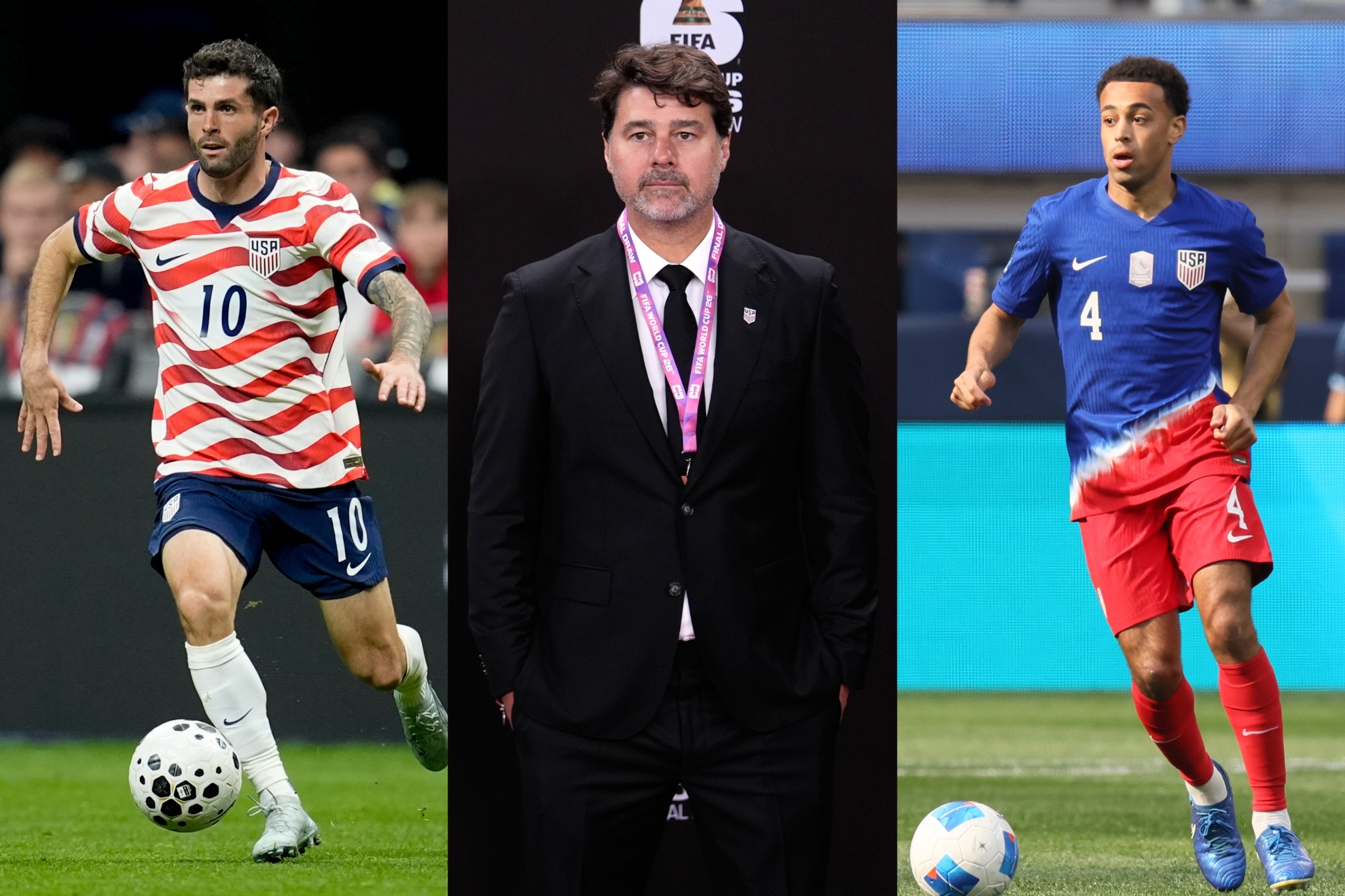 Christian Pulisic (L) and Tyler Adams are undisputed starters for Mauricio Pochettino's lineup.