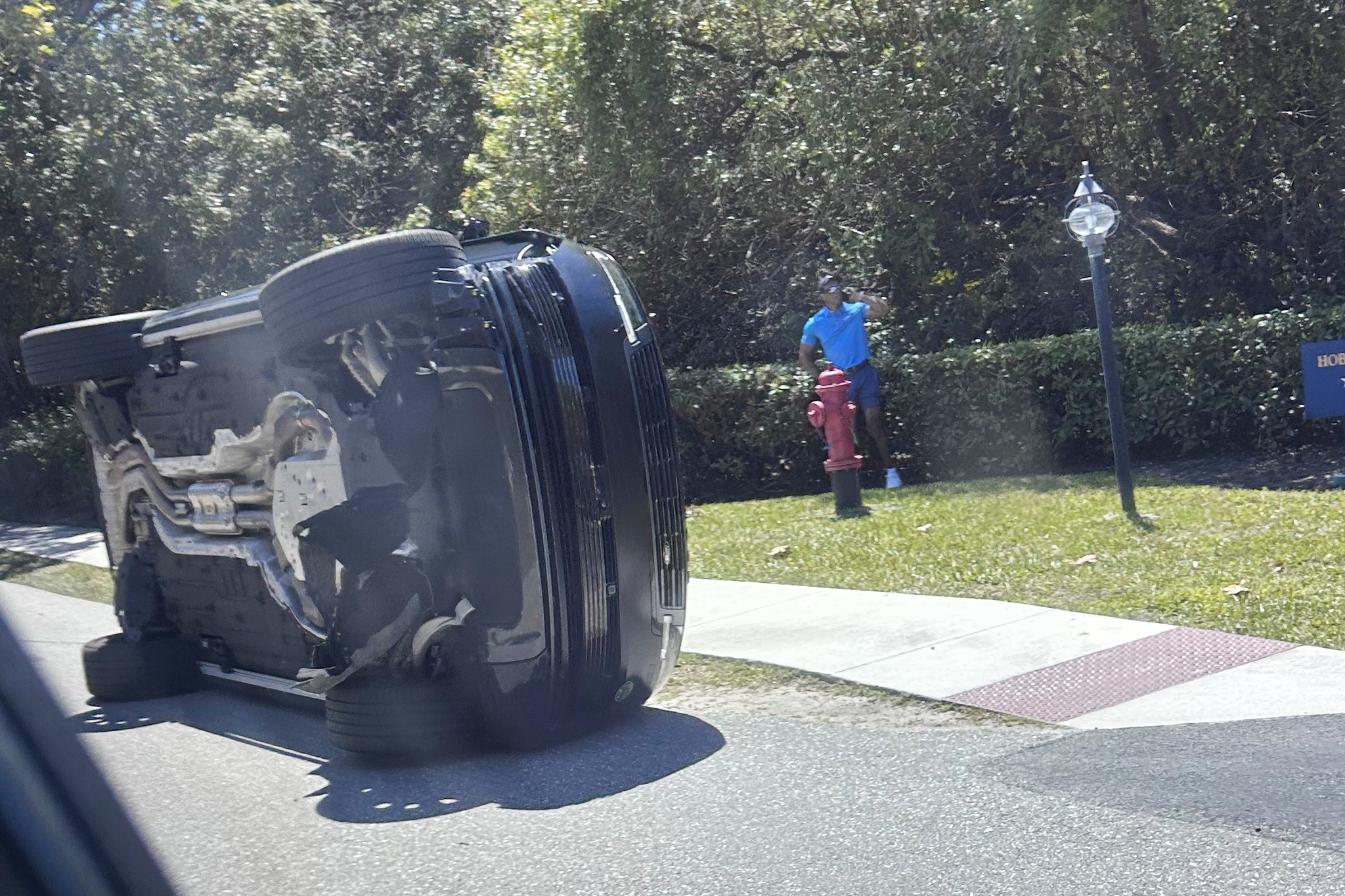 Tiger Woods' crash
