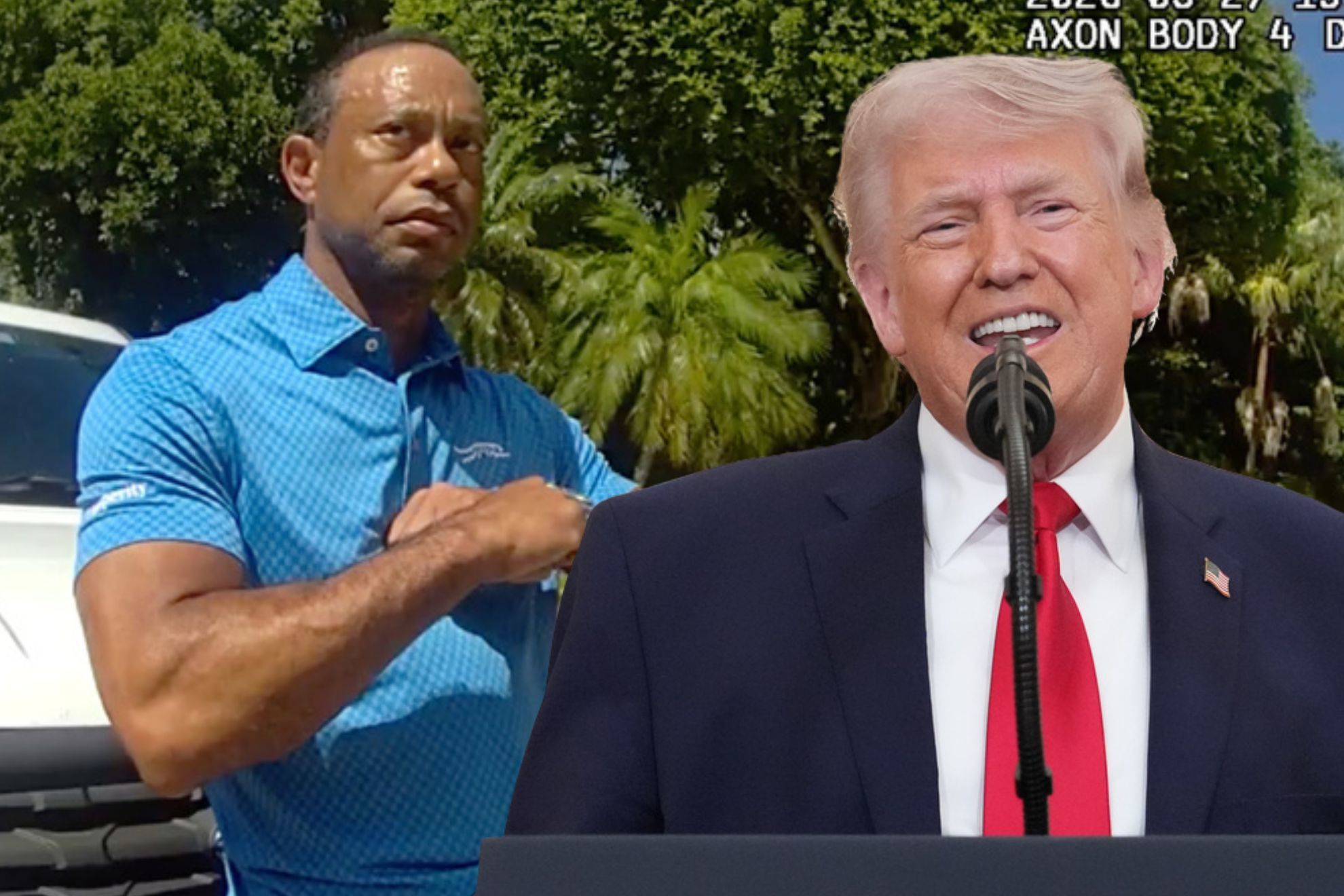 Tiger Woods & President Donald Trump