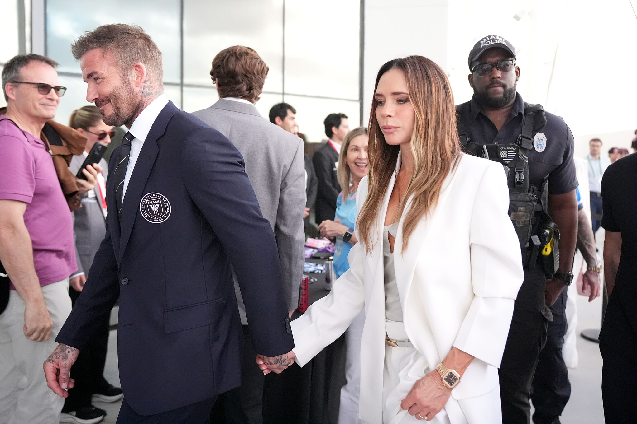 Inter Miami co-owner David Beckham and wife Victoria