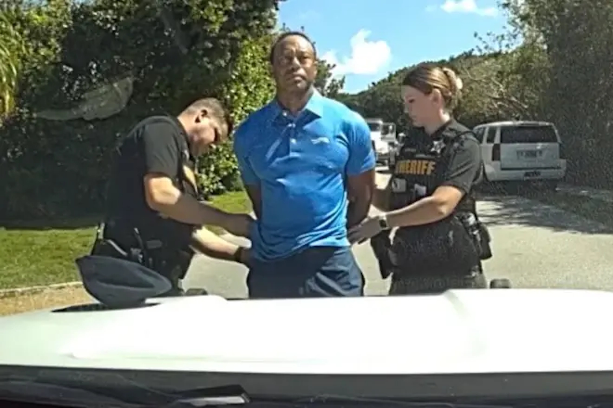 Tiger Woods at the time of his arrest.