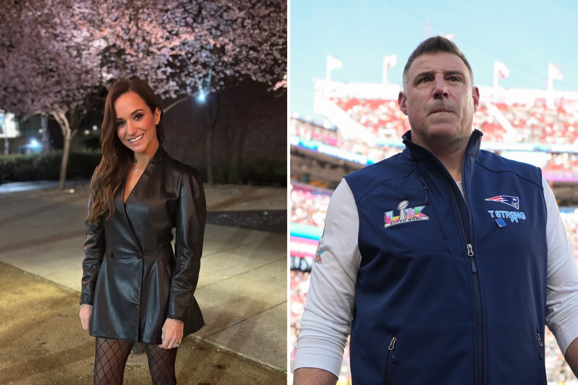 Dianna Russini and Mike Vrabel