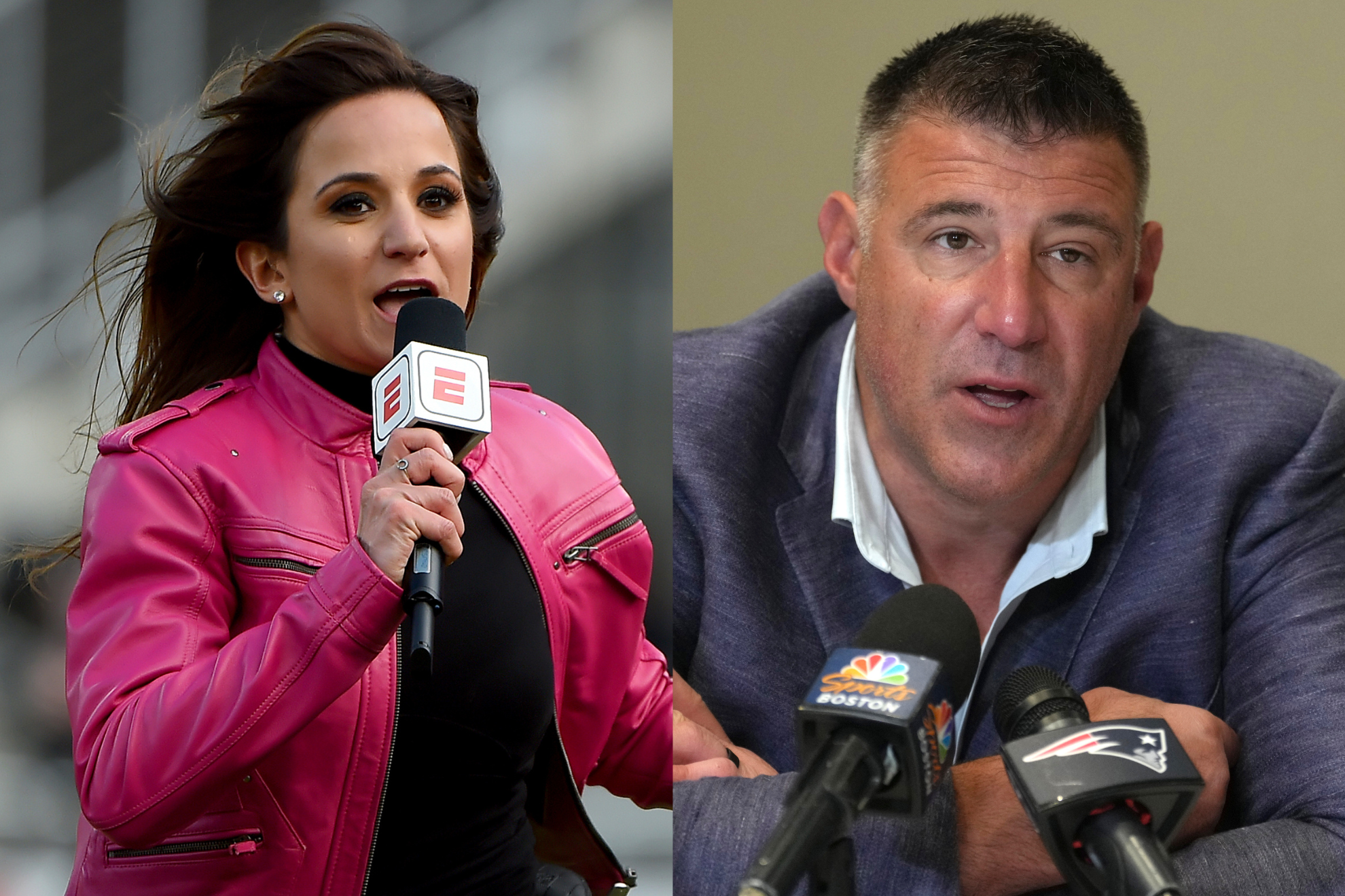 Dianna Russini and Mike Vrabel