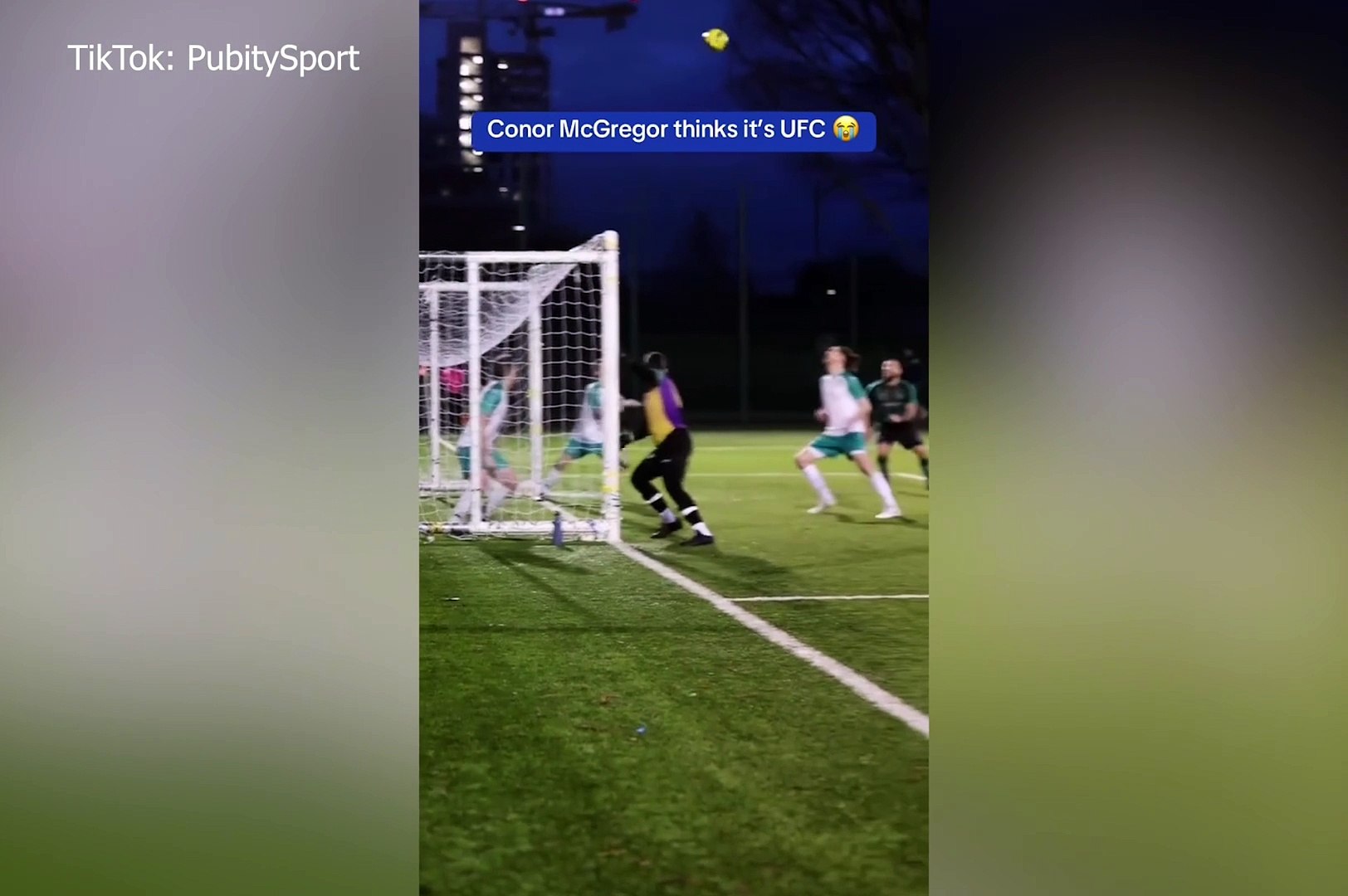 Unbelievable! Conor McGregor's MMA instincts take over in a soccer game