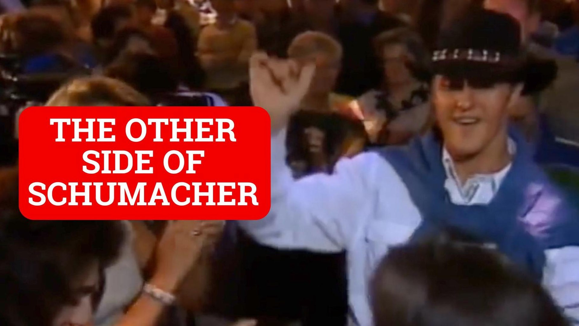 Rare video of Michael Schumacher's wild side in the 90s