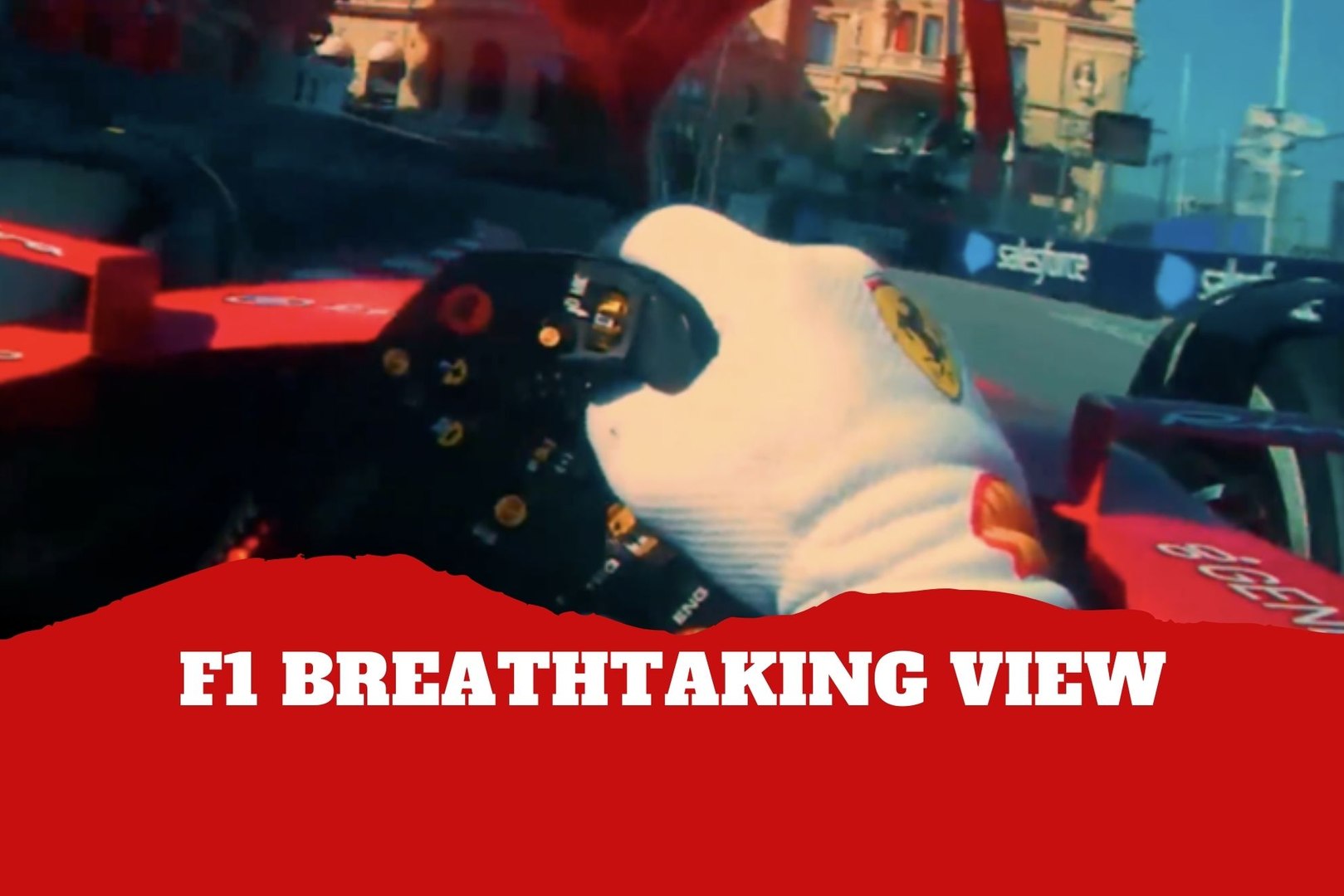 F1 driver shows breathtaking view of what it's like to compete in Monaco
