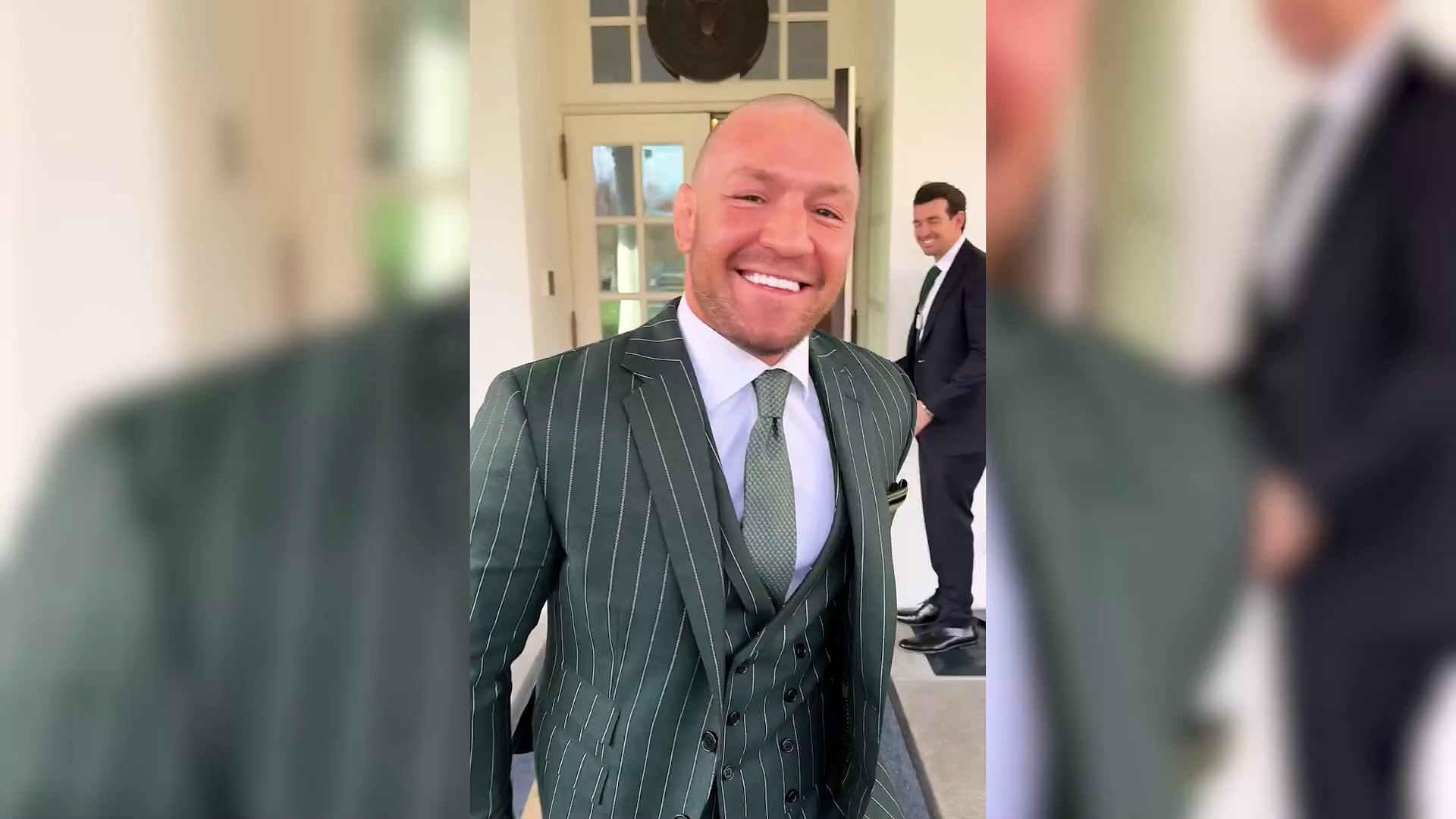 McGregor en la Casa Blanca en el día de San Patricio