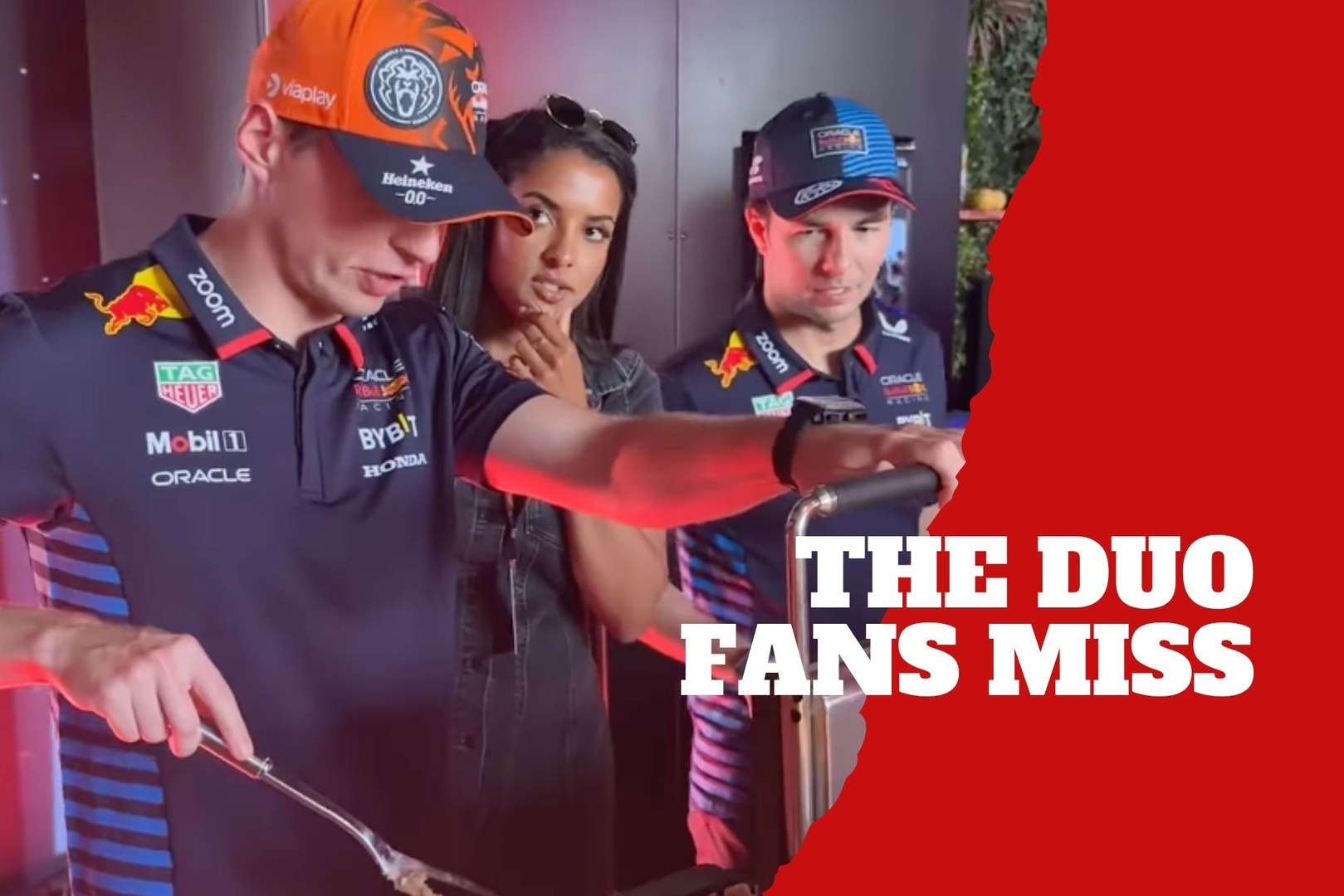 Max Verstappen and Checo Pérez making waffles fans miss this duo