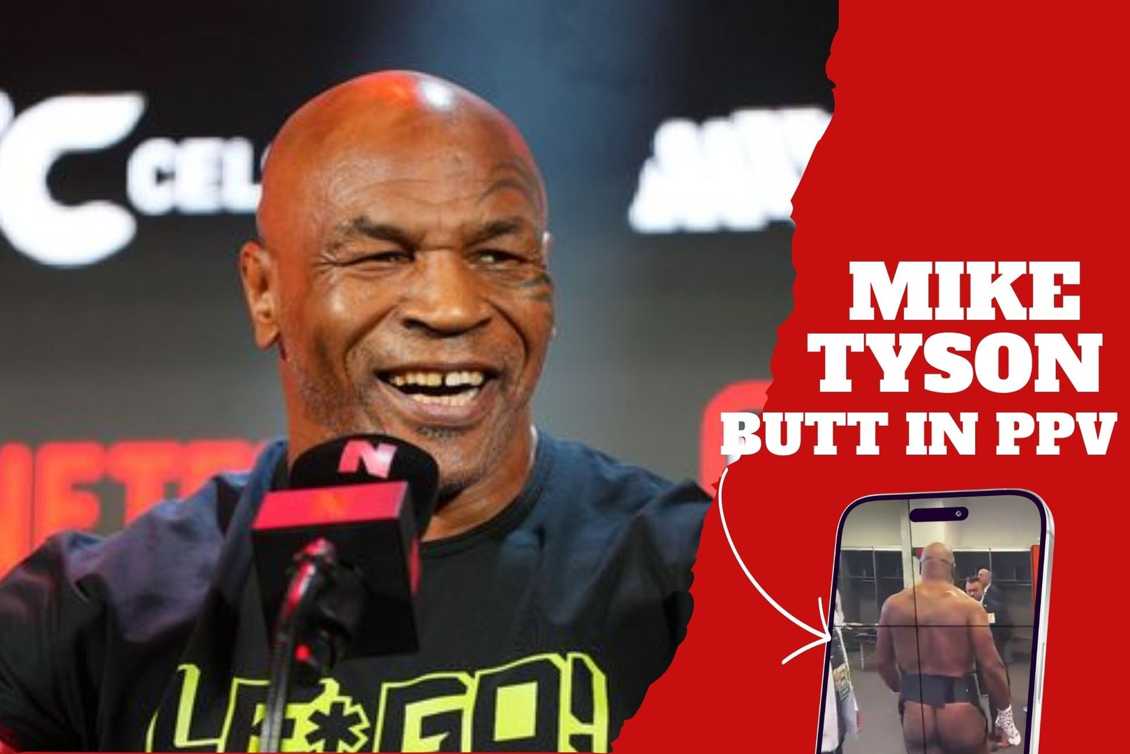 Mike Tyson's hilarious locker room moment before facing Jake Paul on Netflix PPV