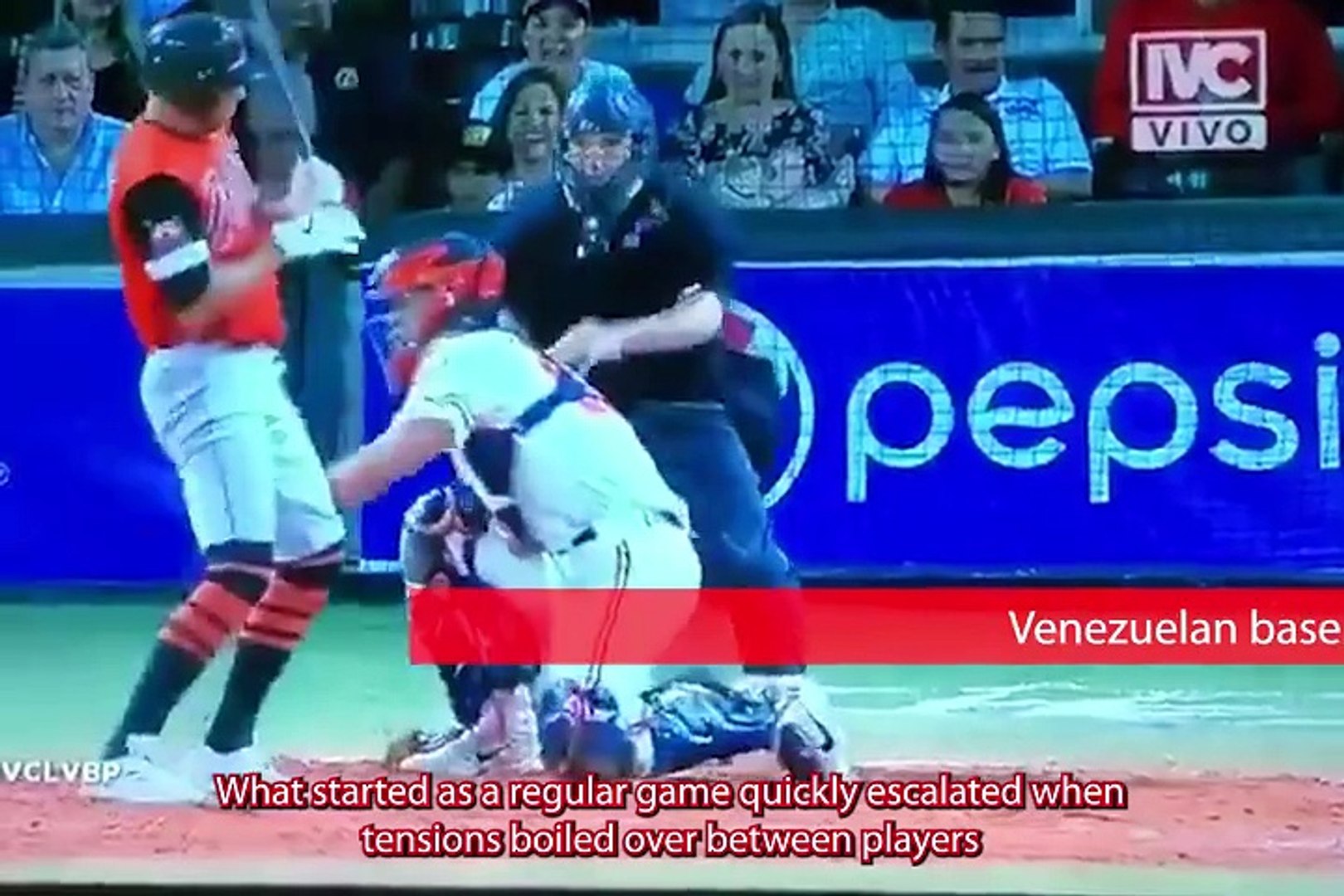 Violent brawl erupts in Venezuelan baseball game that descends into chaos