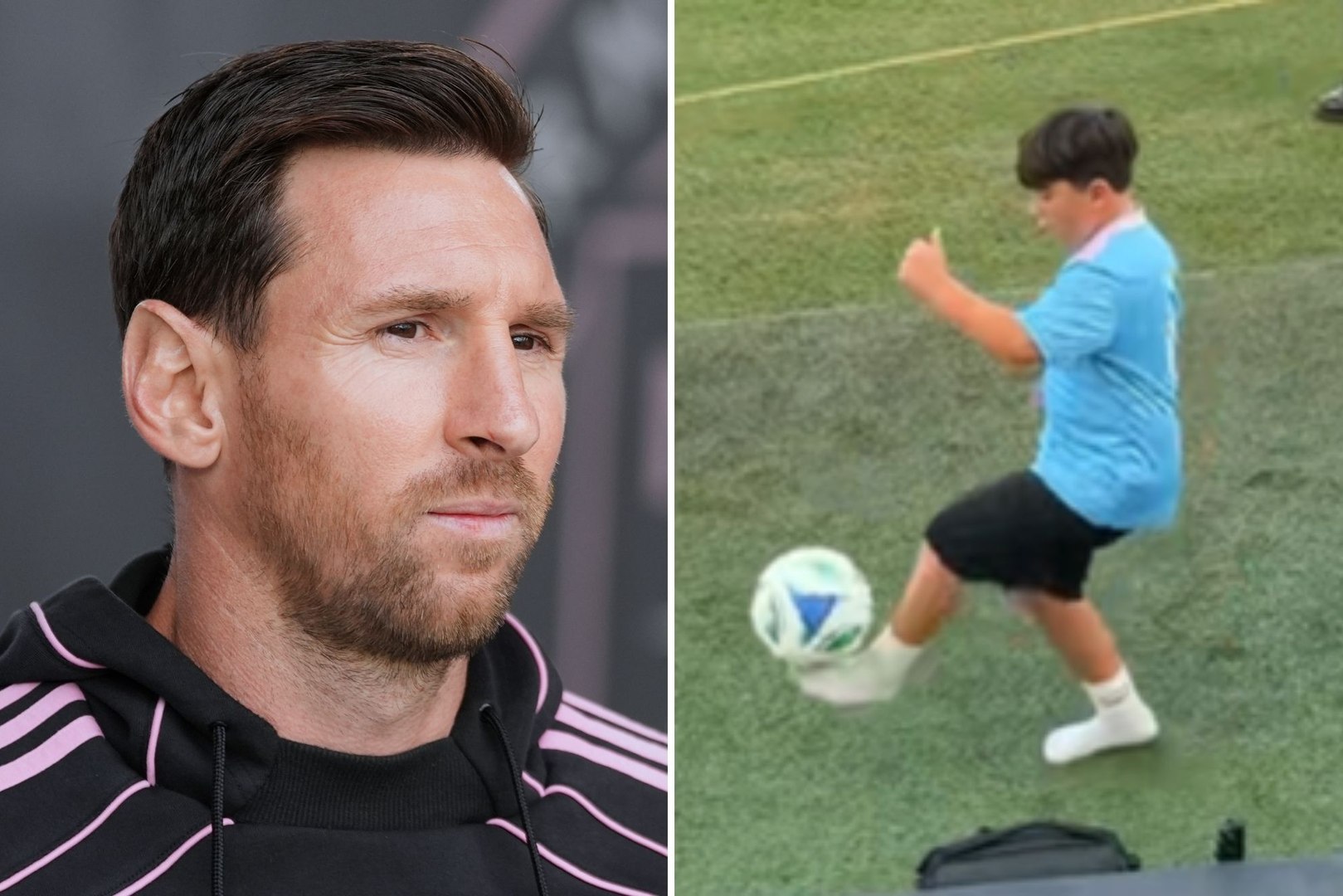 Messi's fans think one of his sons could carry on the legend