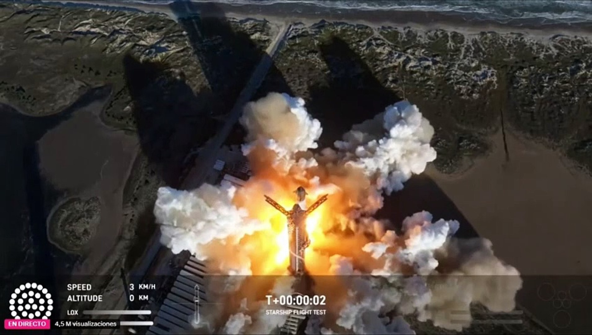 Starship rocket is lost after smooth liftoff