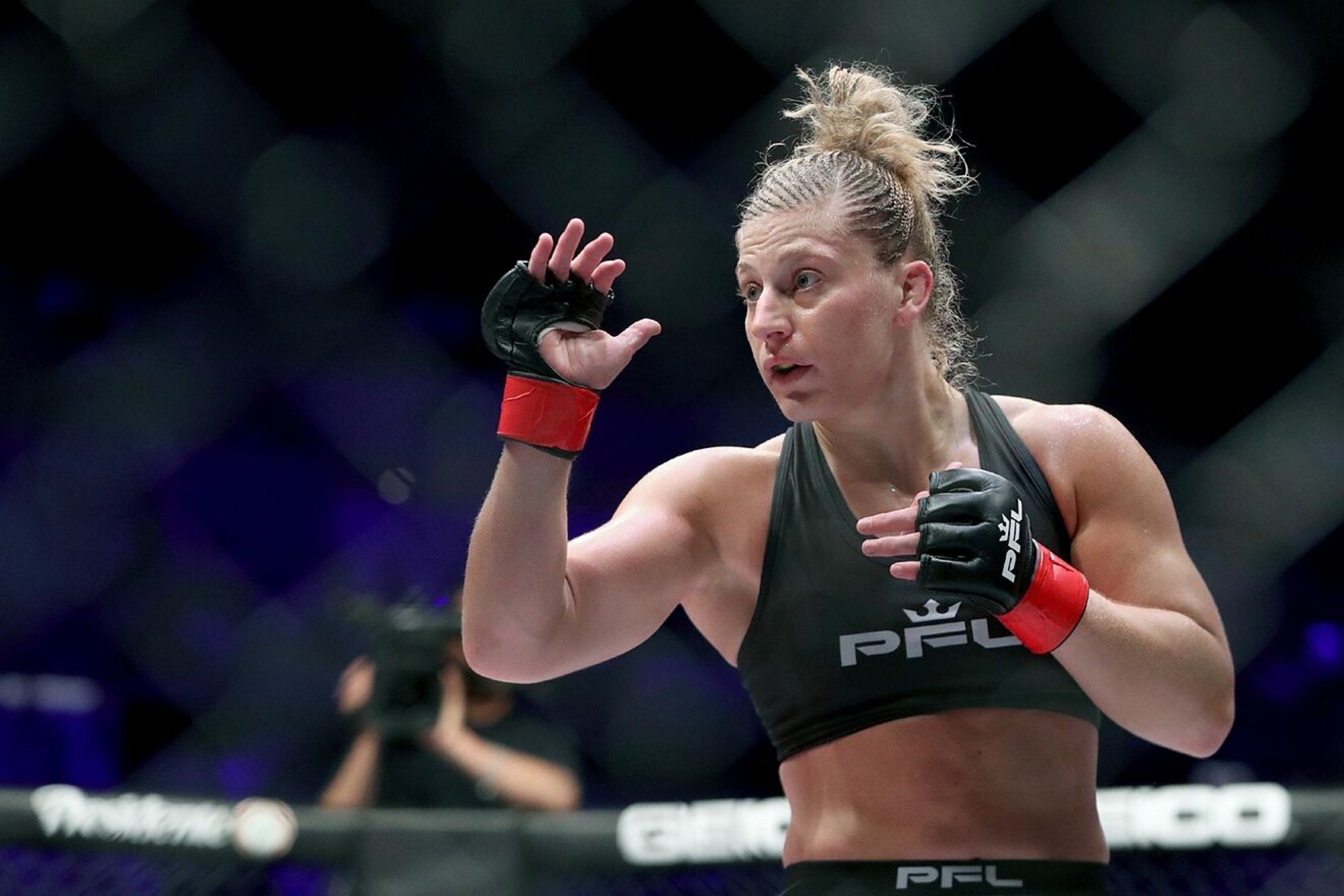 Kayla Harrison was the first winner of a women's PFL event.