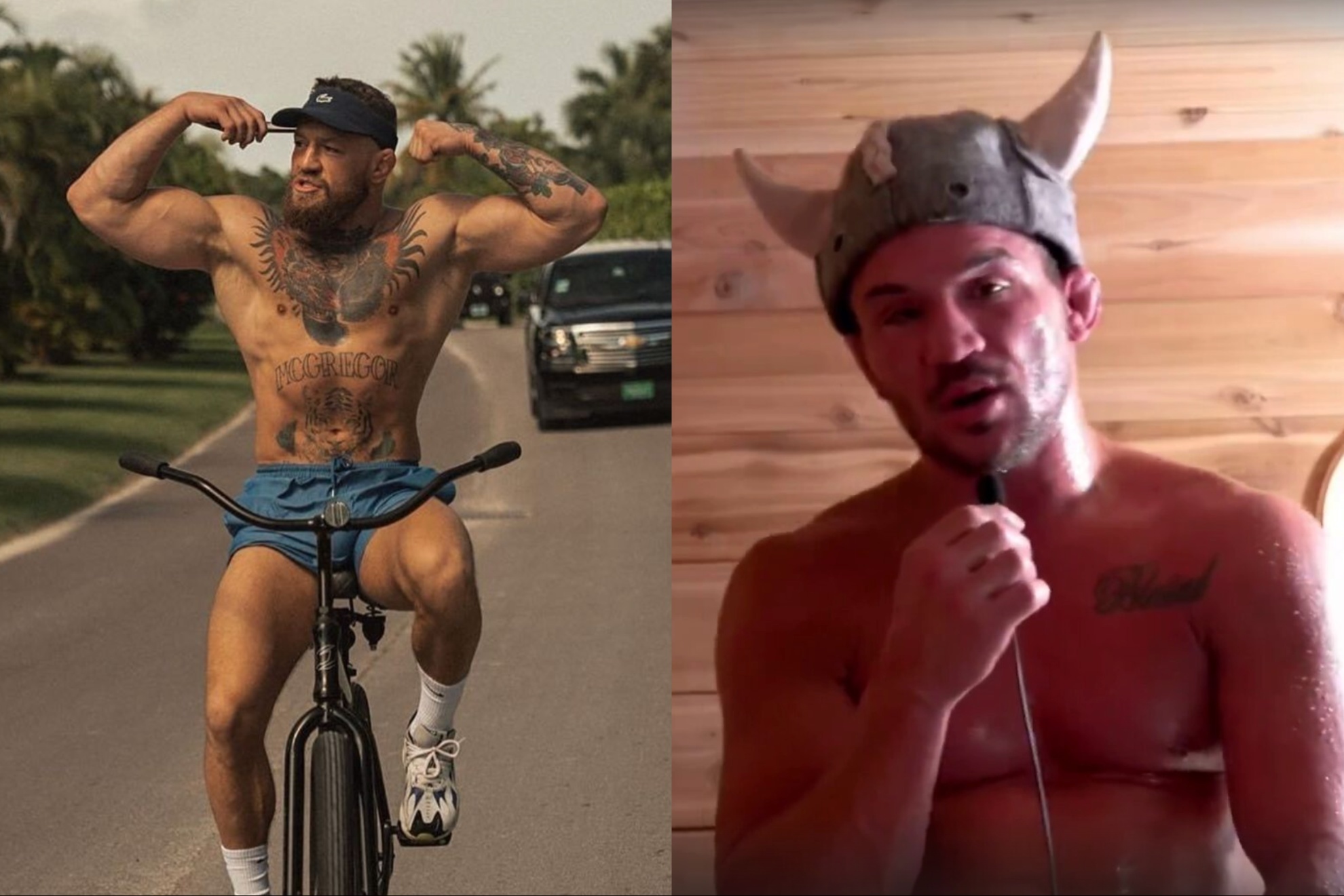 Conor McGregor and Michael Chandler