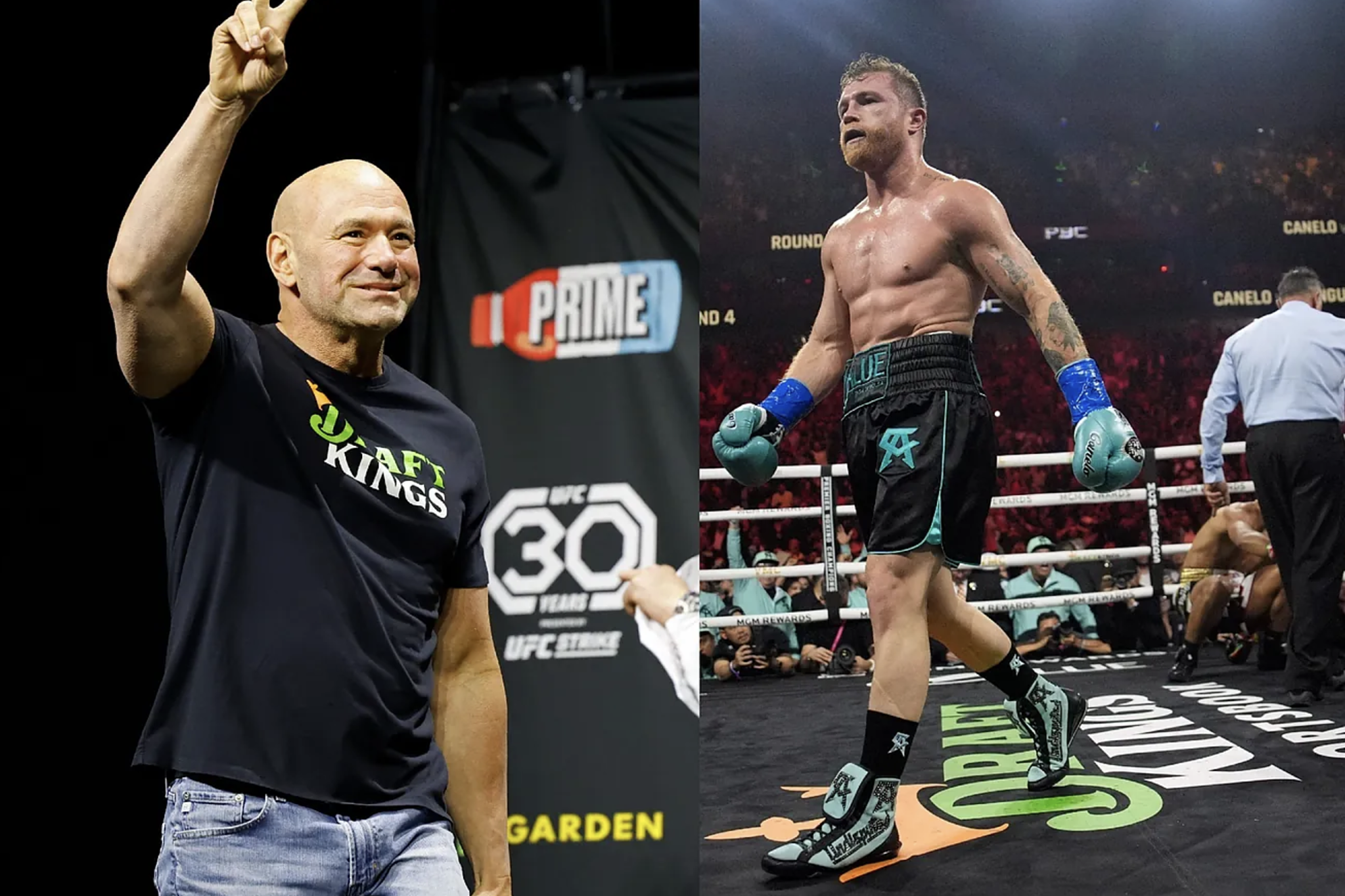Dana White and Canelo