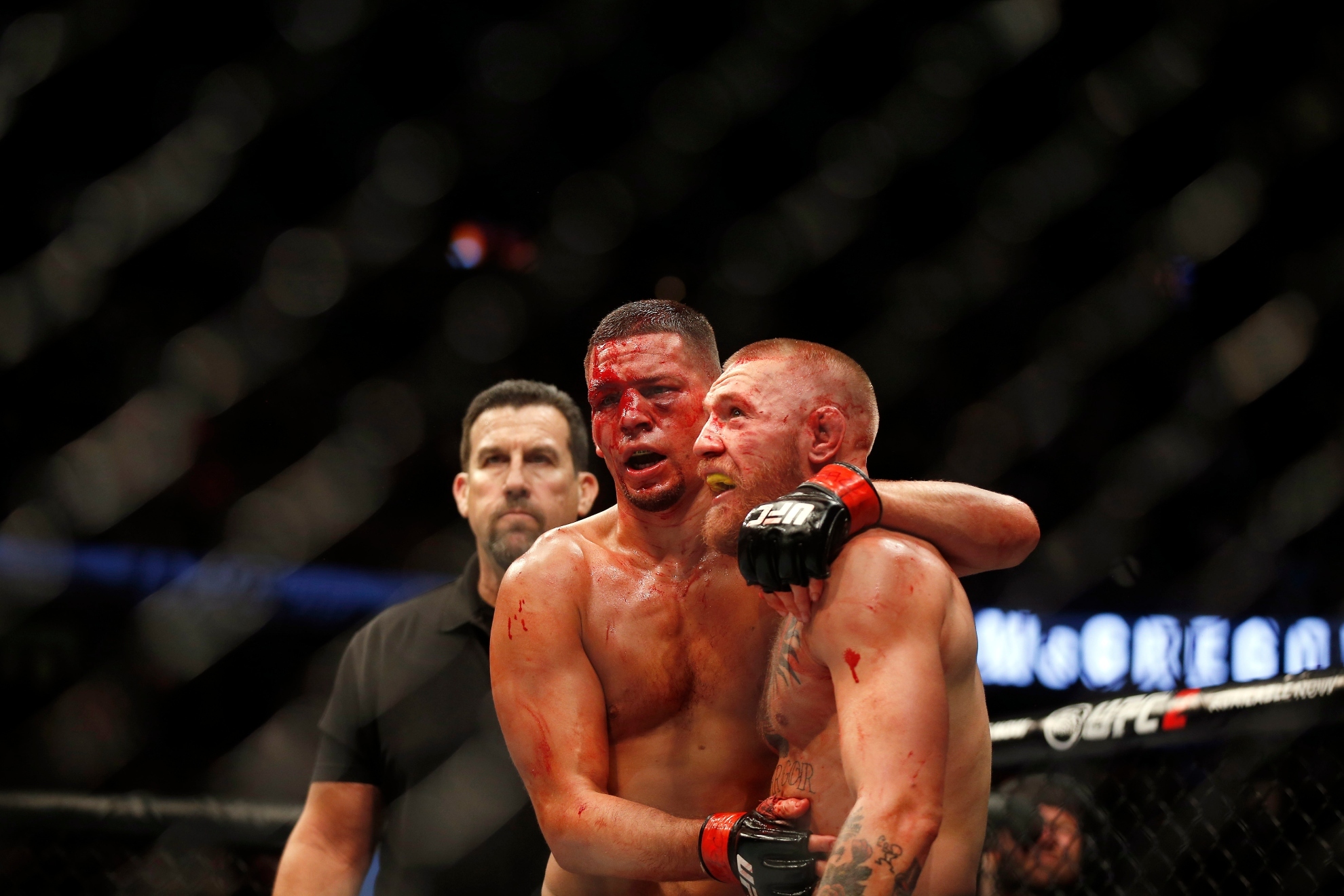 Conor McGregor fights Nate Diaz