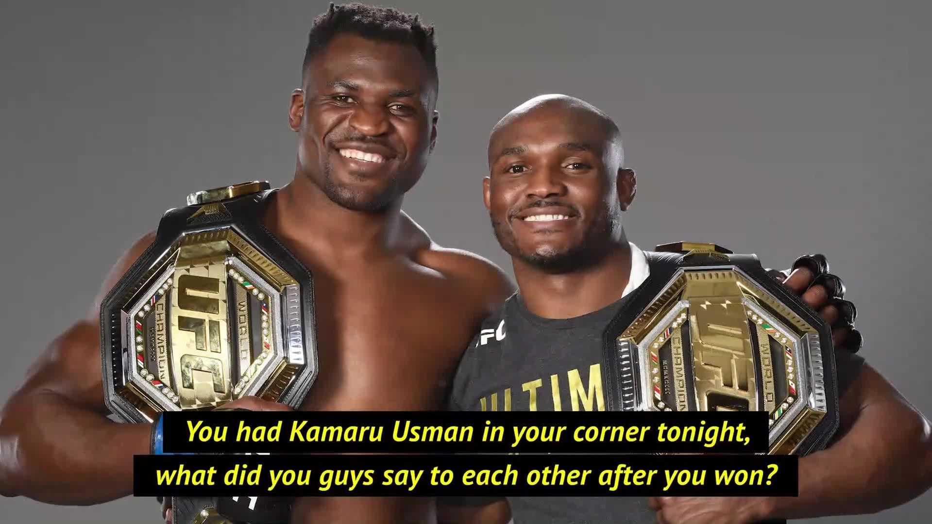 Ngannou standing for 'hope' after becoming third African-born UFC champion