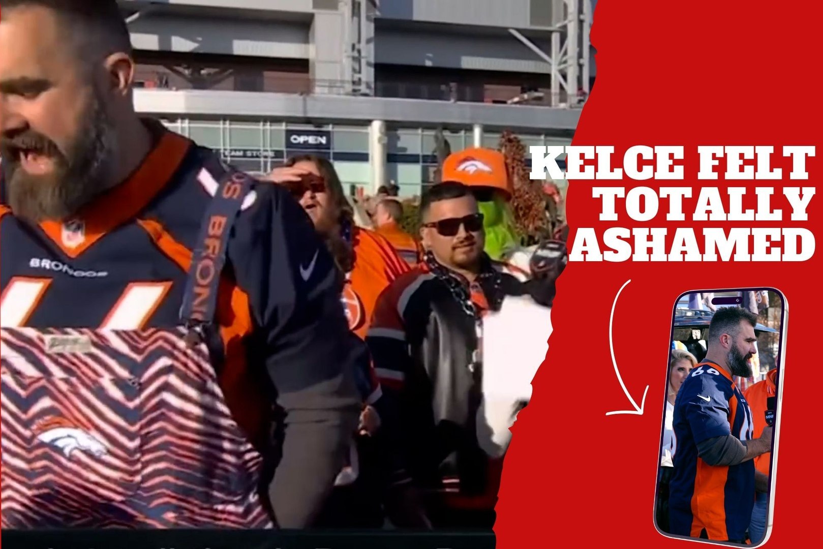 Jason Kelce can't help feeling absolutely embarrassed for not knowing a very important stat about his brother Travis