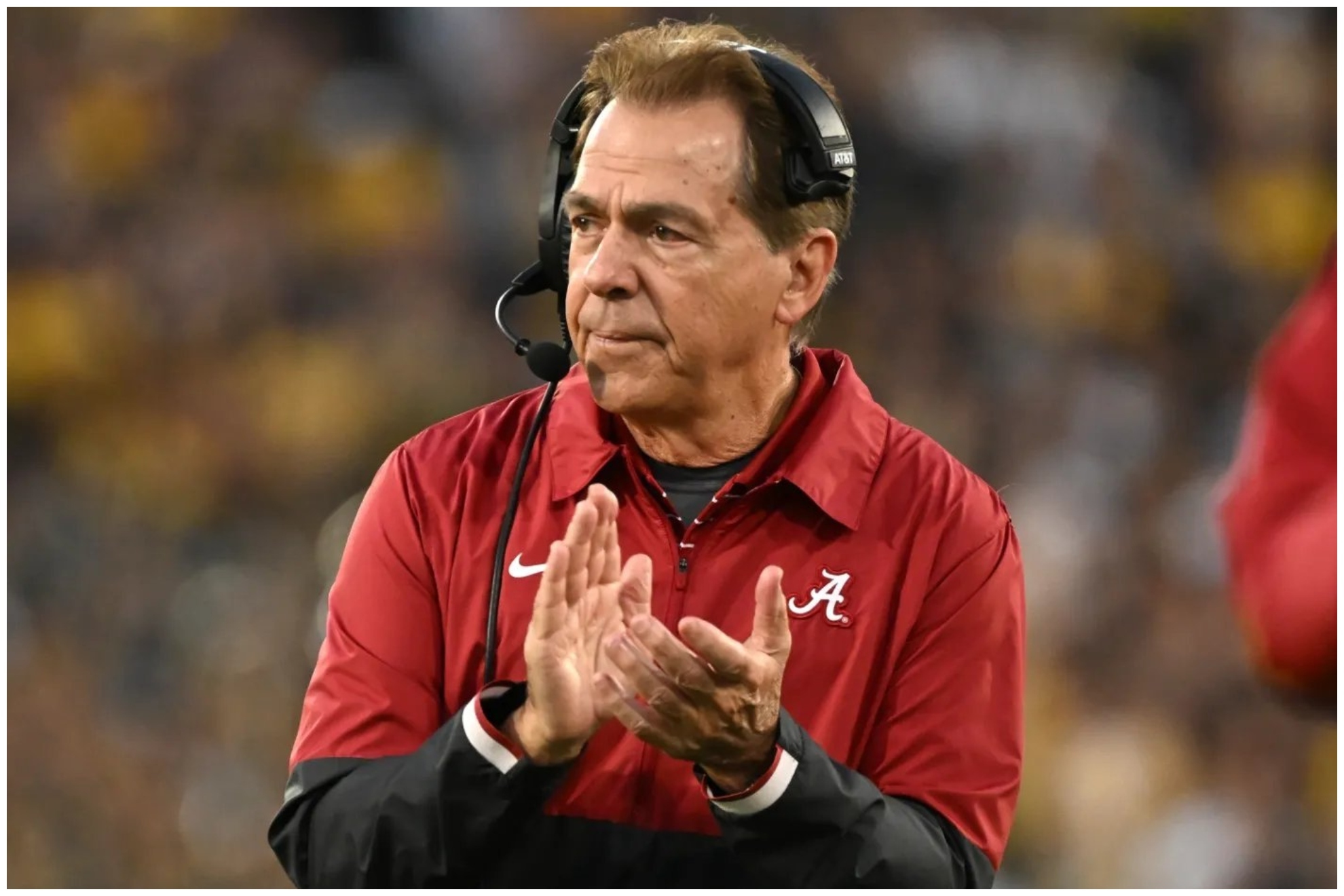 Nick Saban during his time as head coach of the Alabama Crimson Tide. LAPRESSE