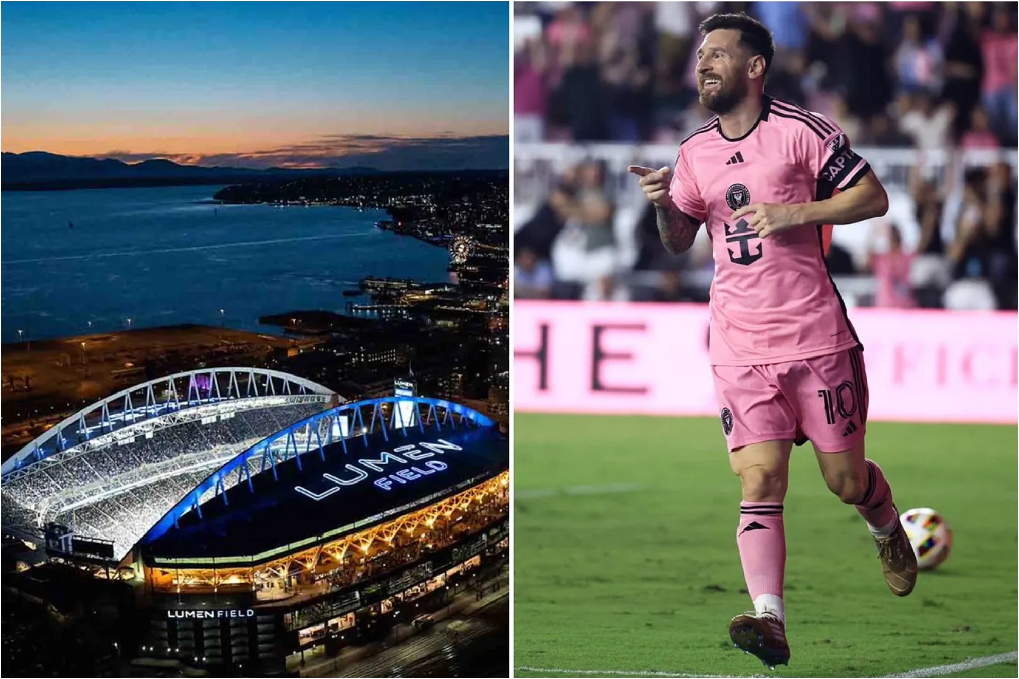 Lumen Field Stadium / Lionel Messi.