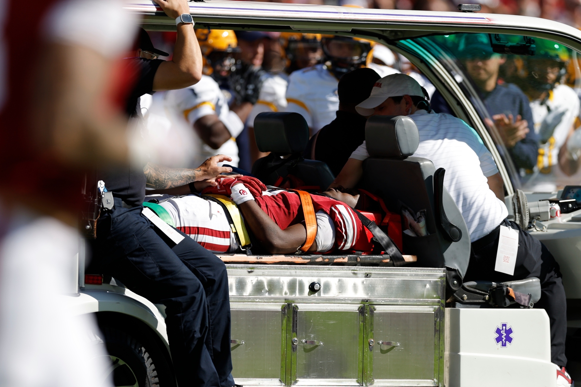Keontez Lewis' harrowing injury puts OU safety under fire