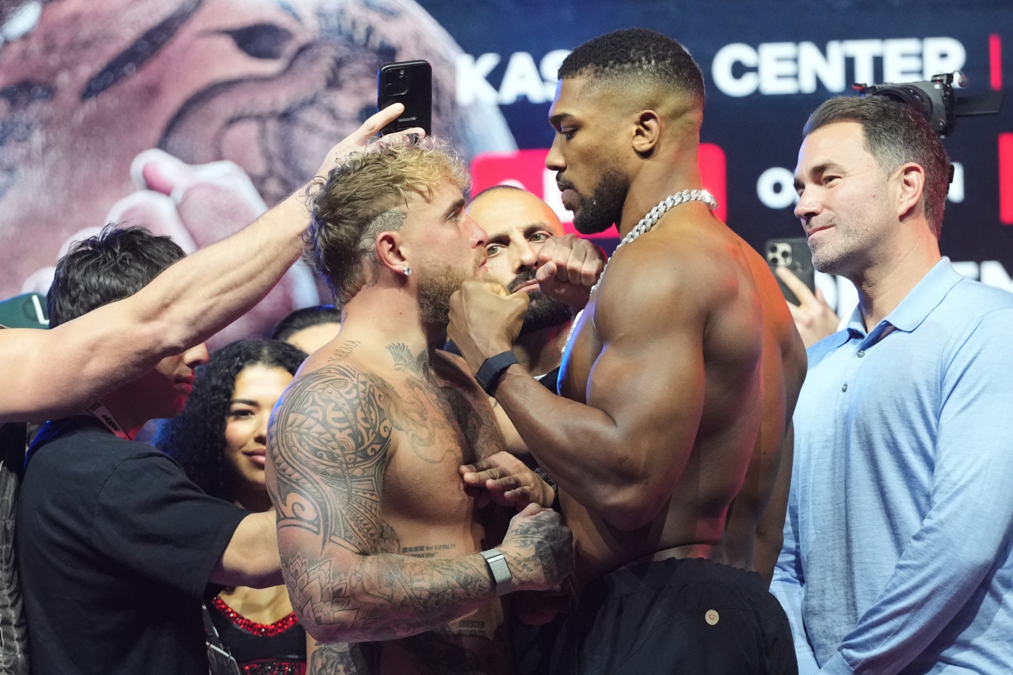 Analyst points out that Jake Paul was left on the "other side of the fence" when facing Anthony Joshua.
