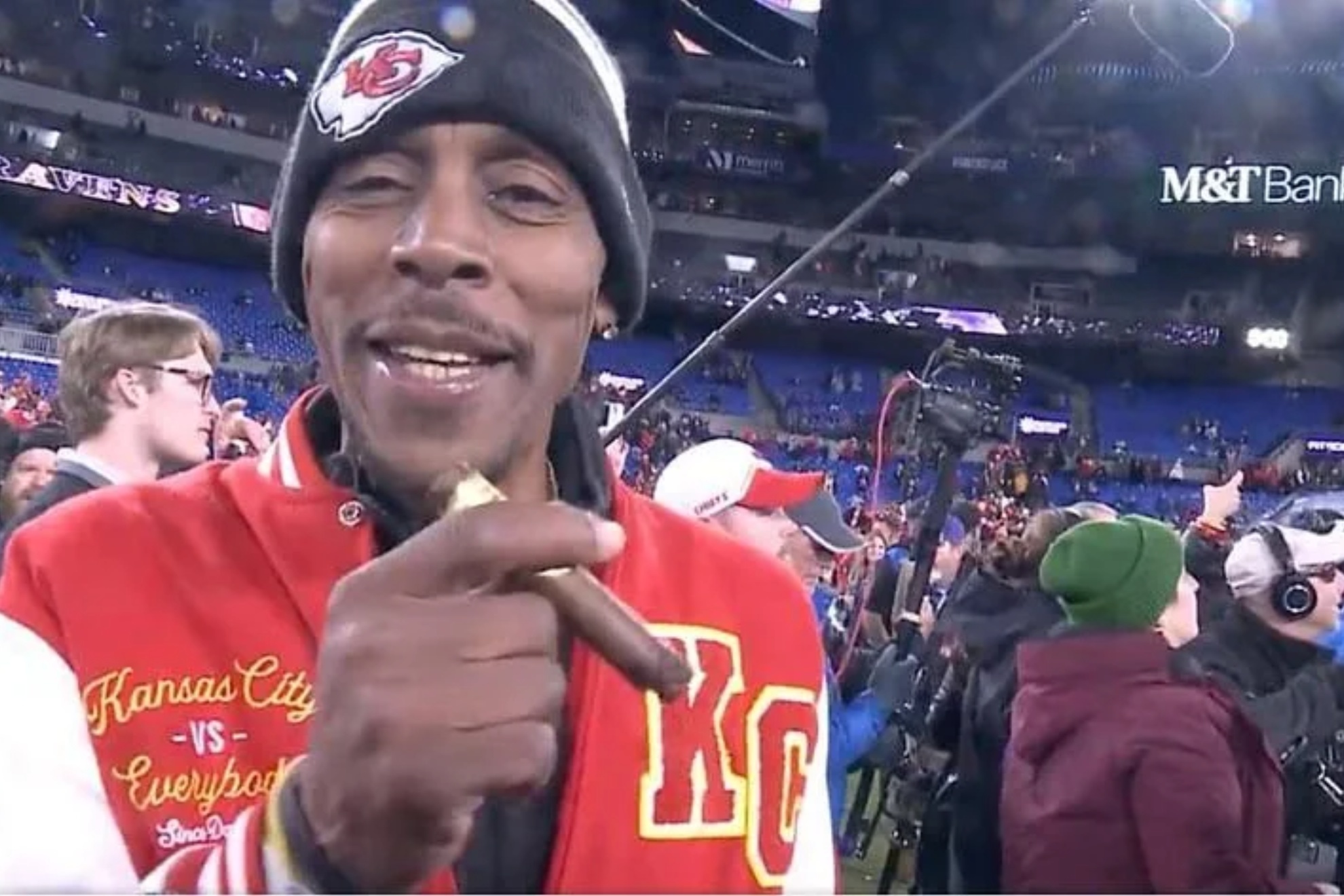 Patrick Mahomes Sr. celebrating a Kansas City Chiefs' Super Bowl win Lapresse