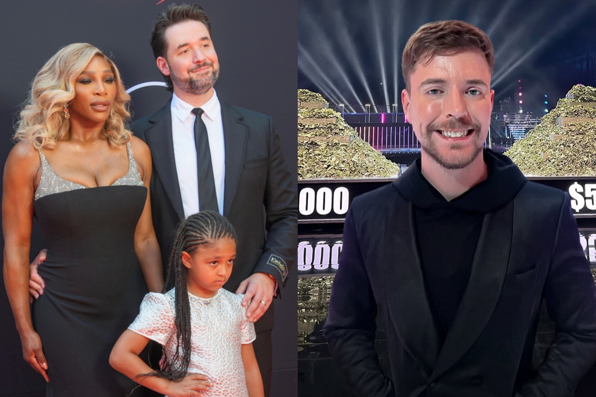 Serena Williams' family are fans of Mr. Beast