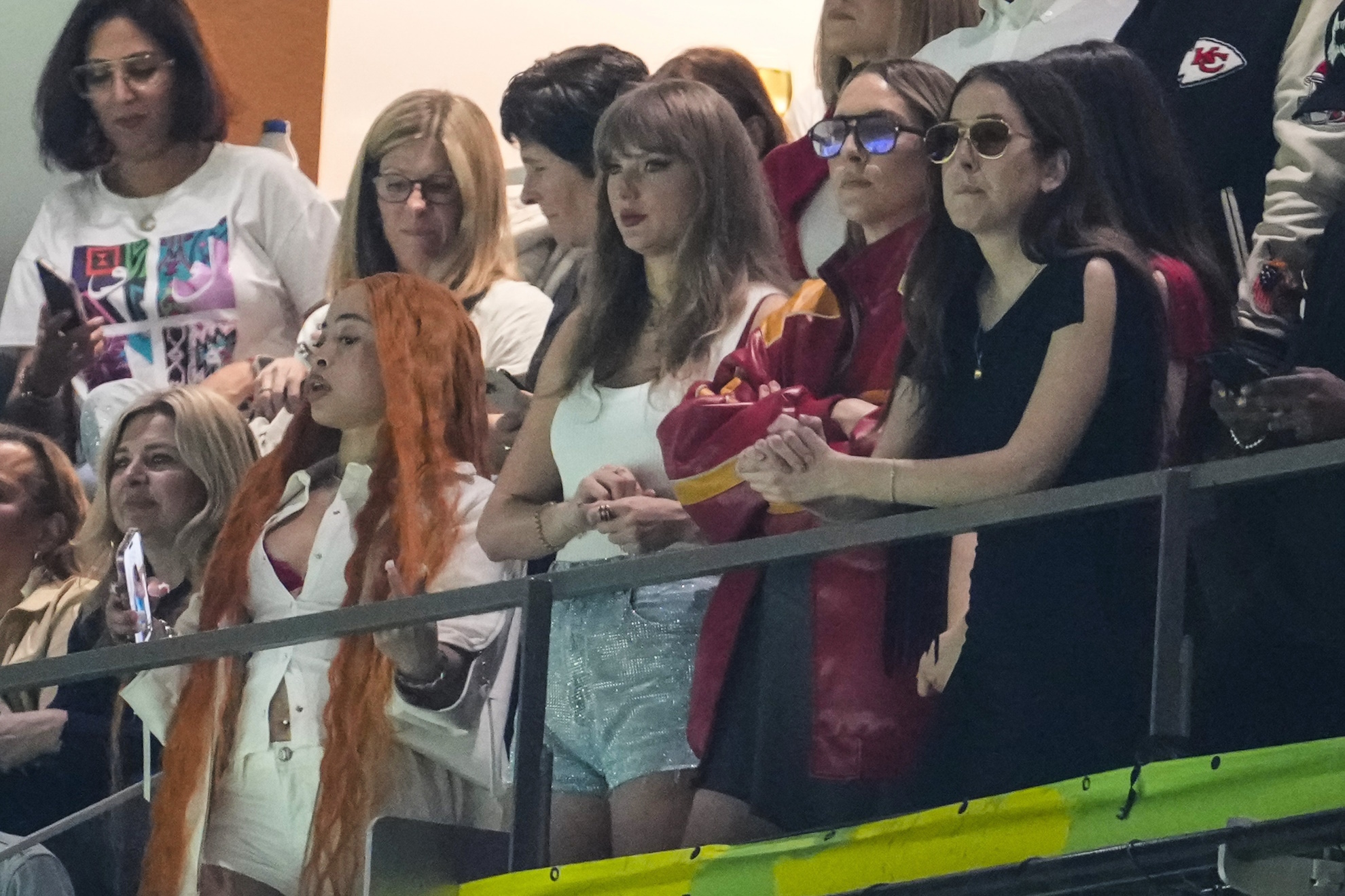 Taylor Swift at a Chiefs game LAPRESSE