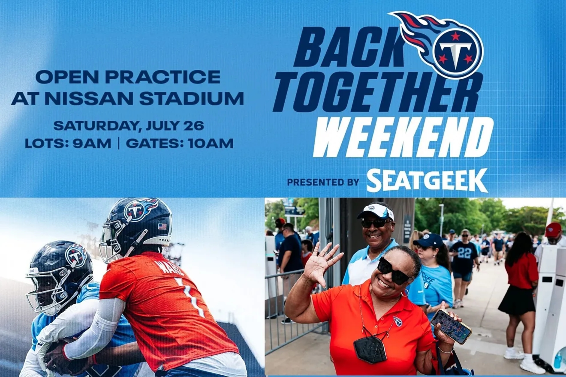 Titans Practice Schedule 2027