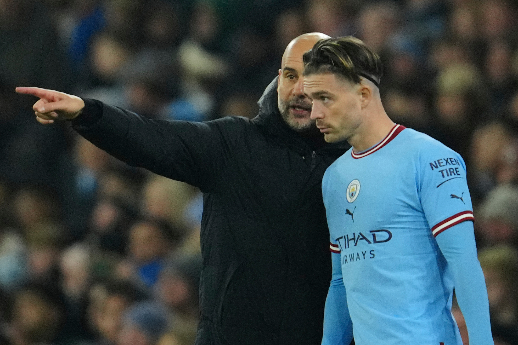 The Manchester City coach discussed the English midfielder's future after his loan spell and left the door open to various possibilities for next season.