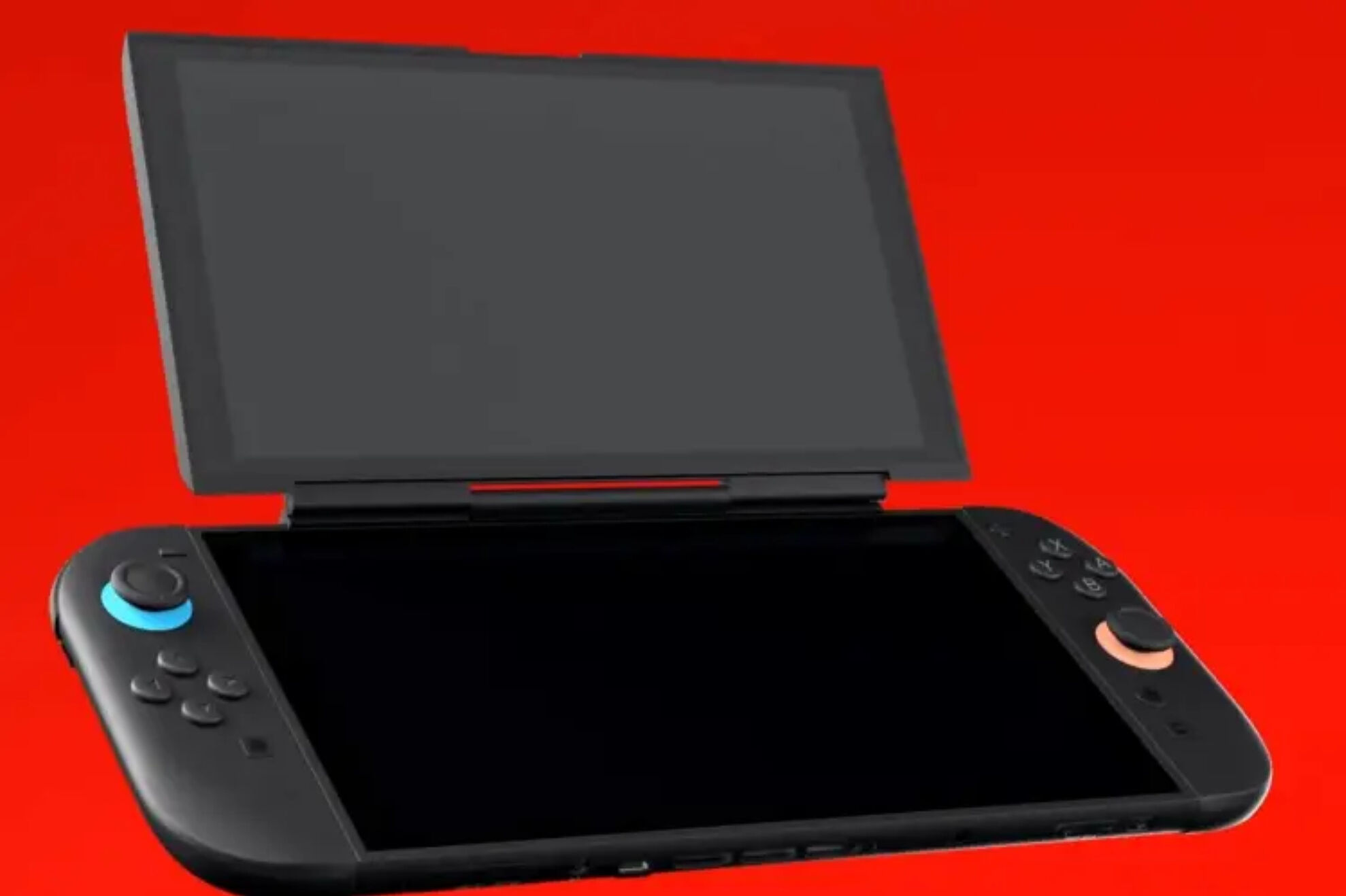 Prototype of the Nintendo Switch 2's removable second screen designed by jard_dog.