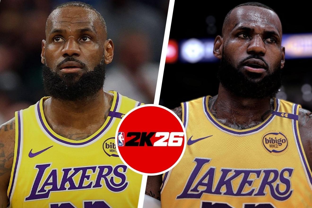 LeBron James in NBA 2K.