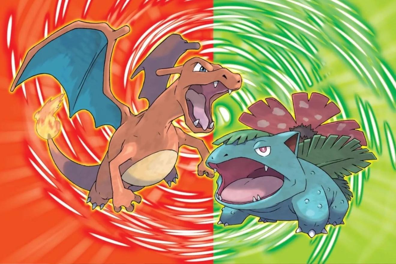 Covers for Pokemon FireRed and LeafGreen.