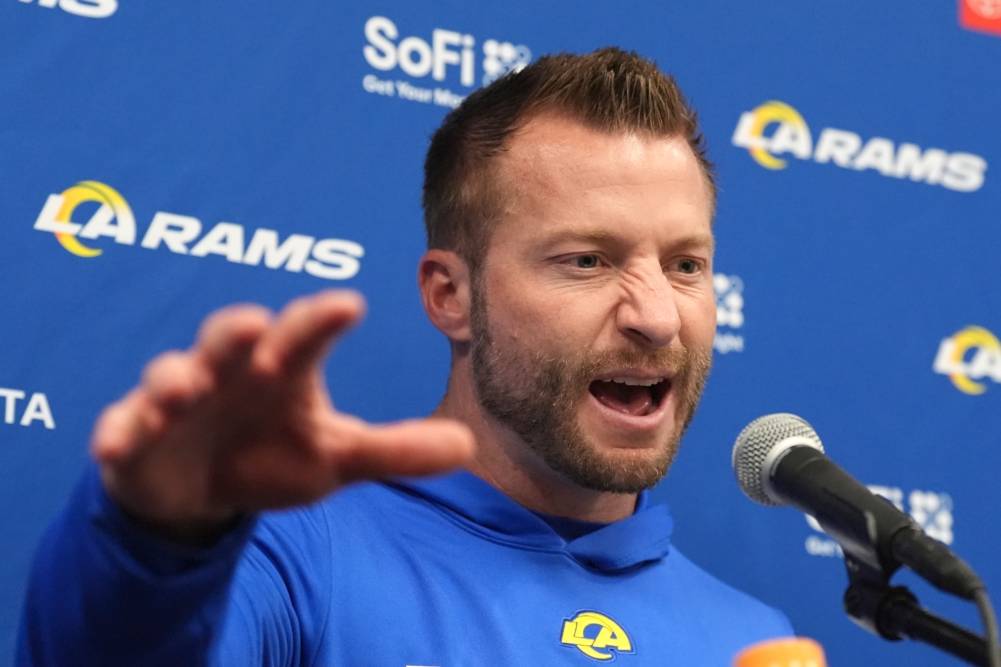 Los Angeles Rams head coach Sean McVay. LAPRESSE .