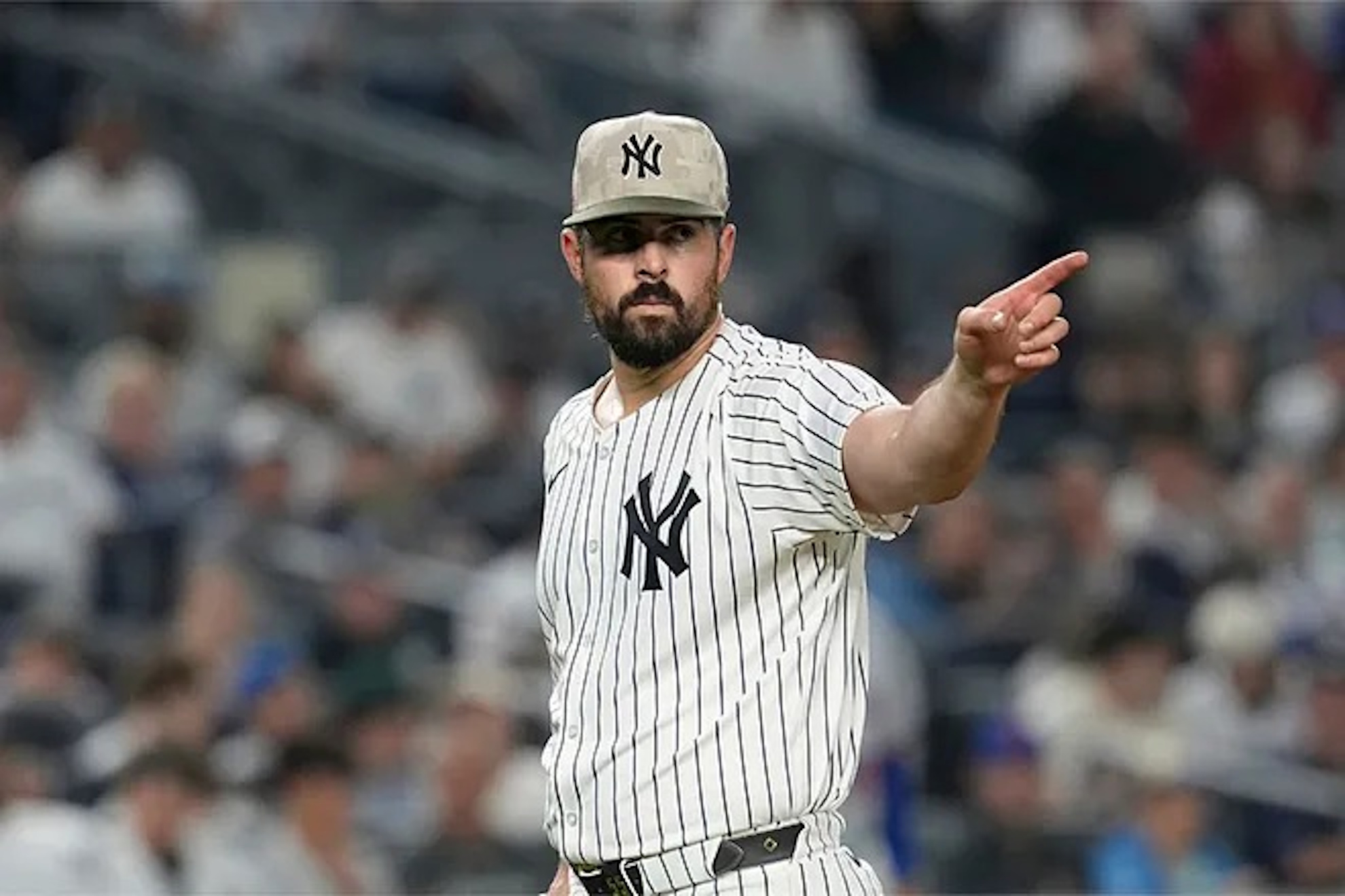 Carlos Rodon had a big night in their win over the Mets in the first game of the Subway Series.
