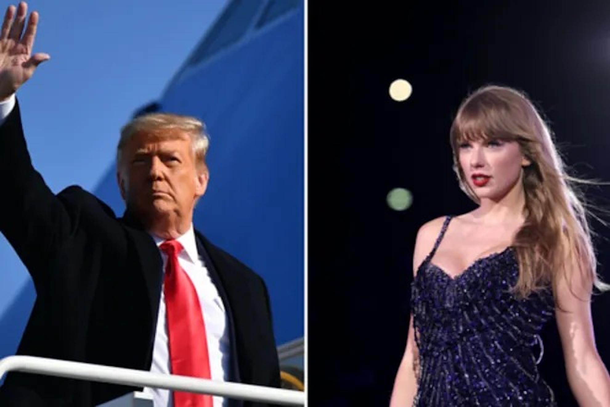 Donald Trump and Taylor Swift.