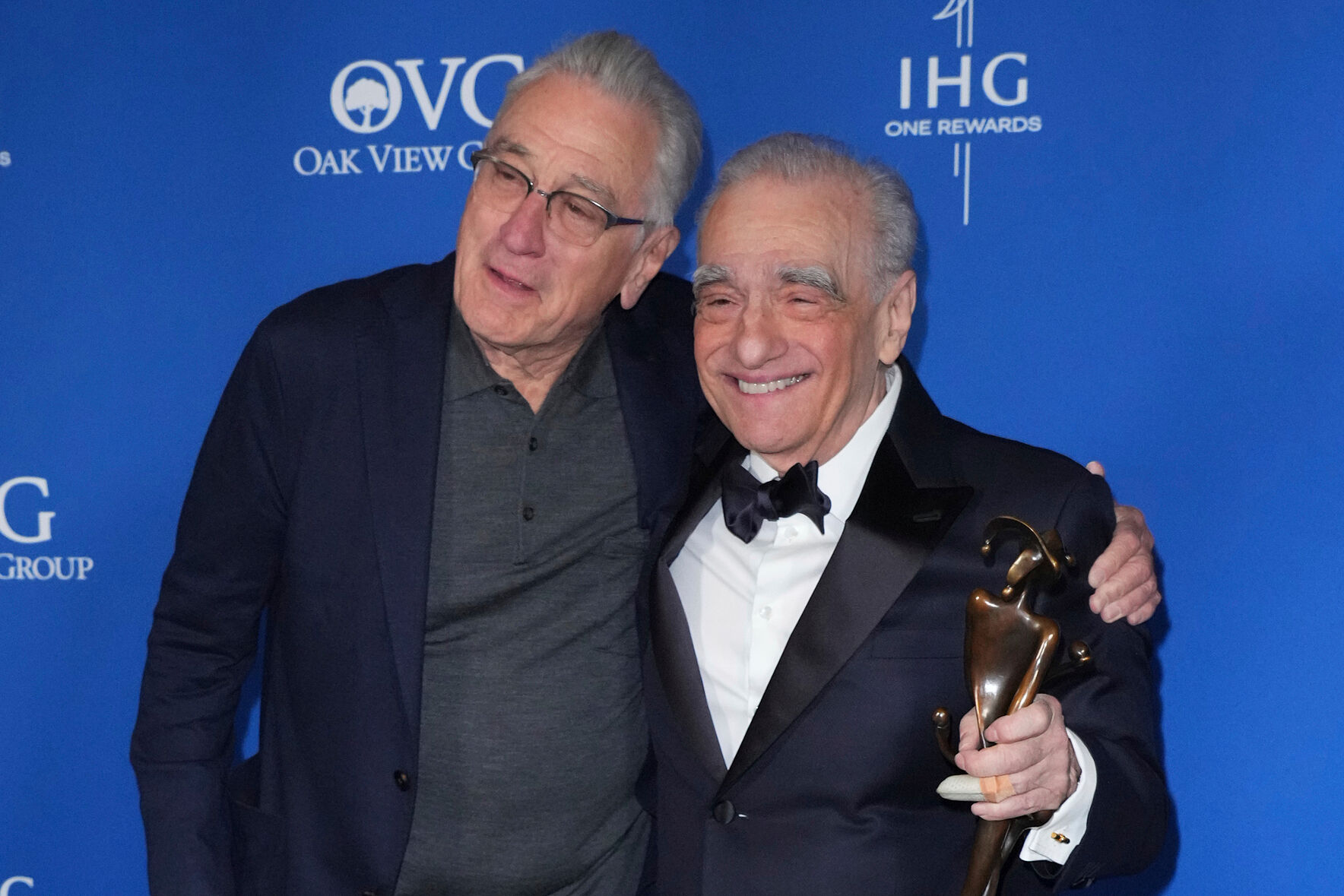 Robert Di Niro (L) and his long-time collaborator, Martin Scorcese (R)