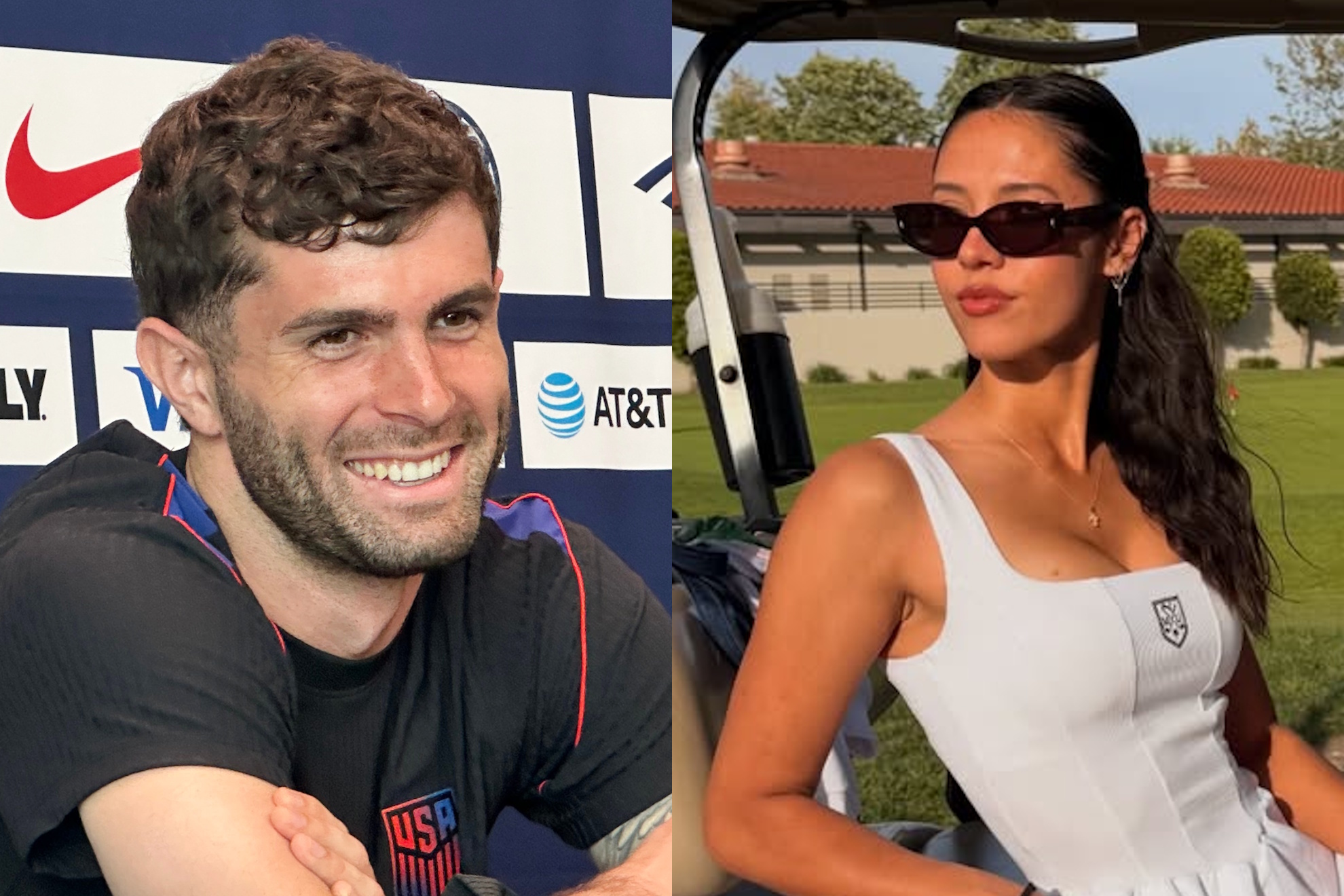Christian Pulisic and Alexa Melton
