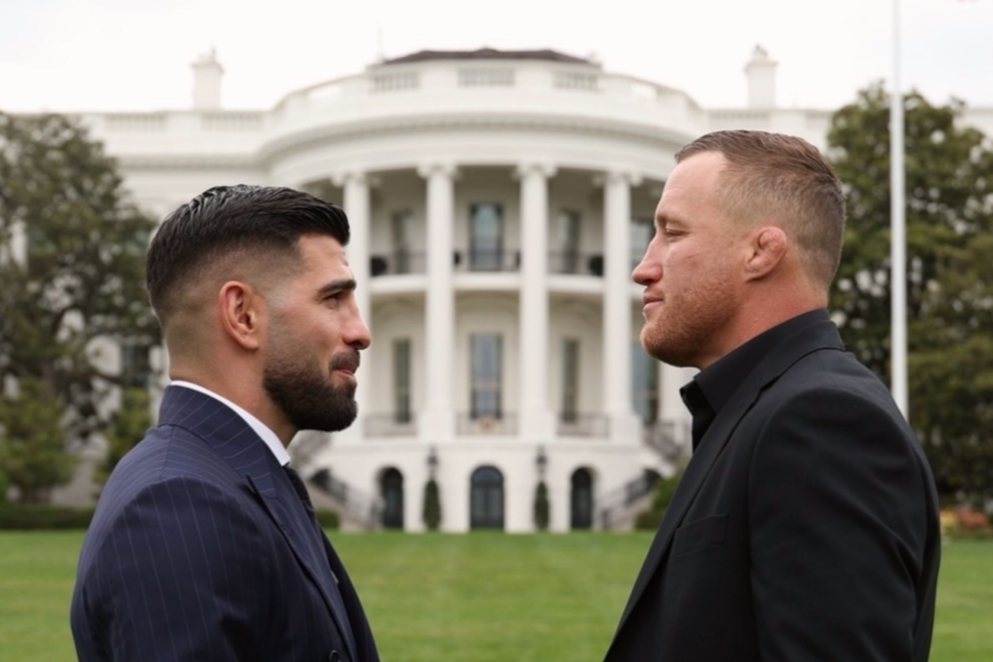UFC Freedom 250 hype video includes a never before seen face-off on the White House South Lawn