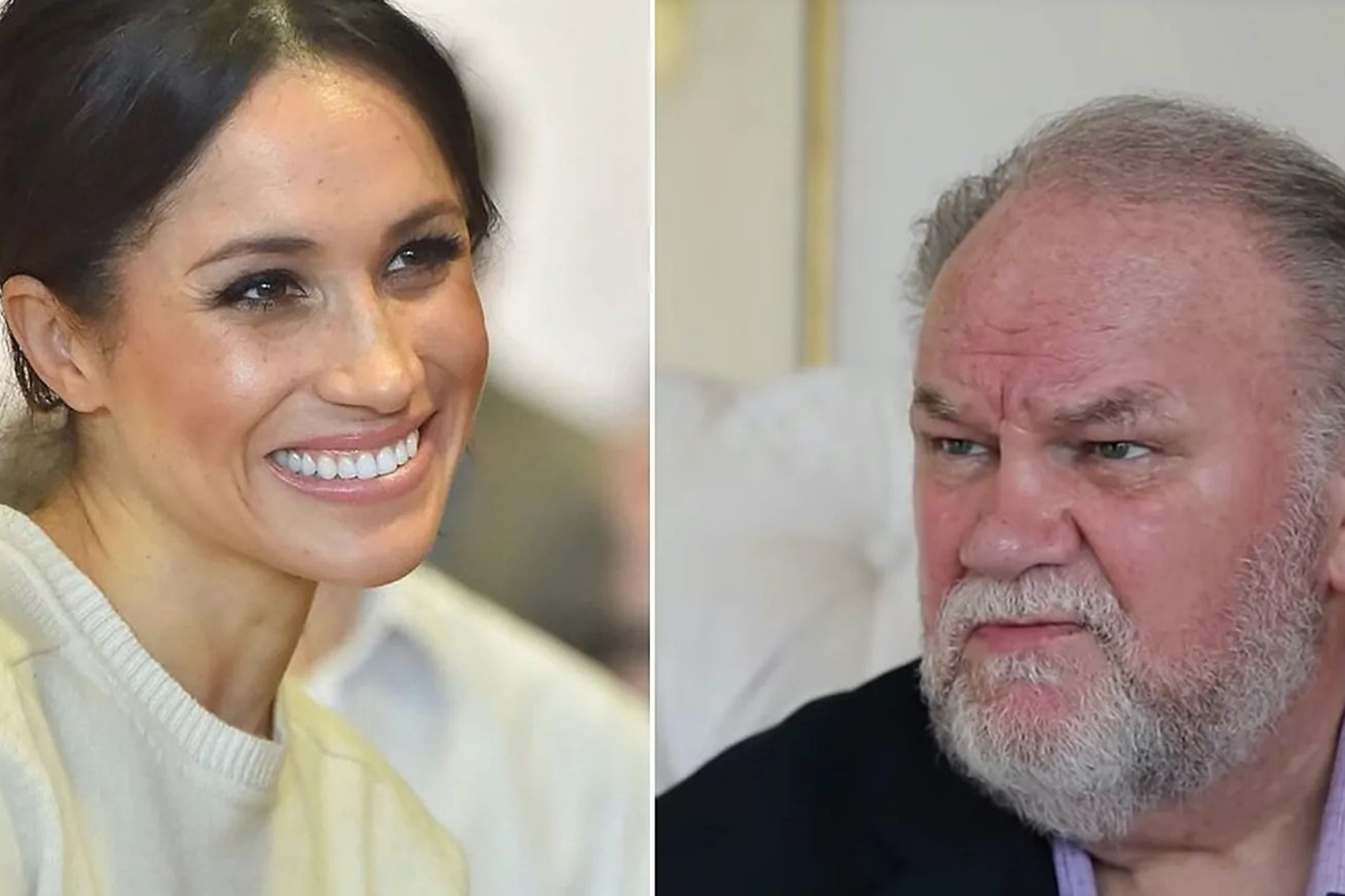 Meghan Markle and Thomas Markle