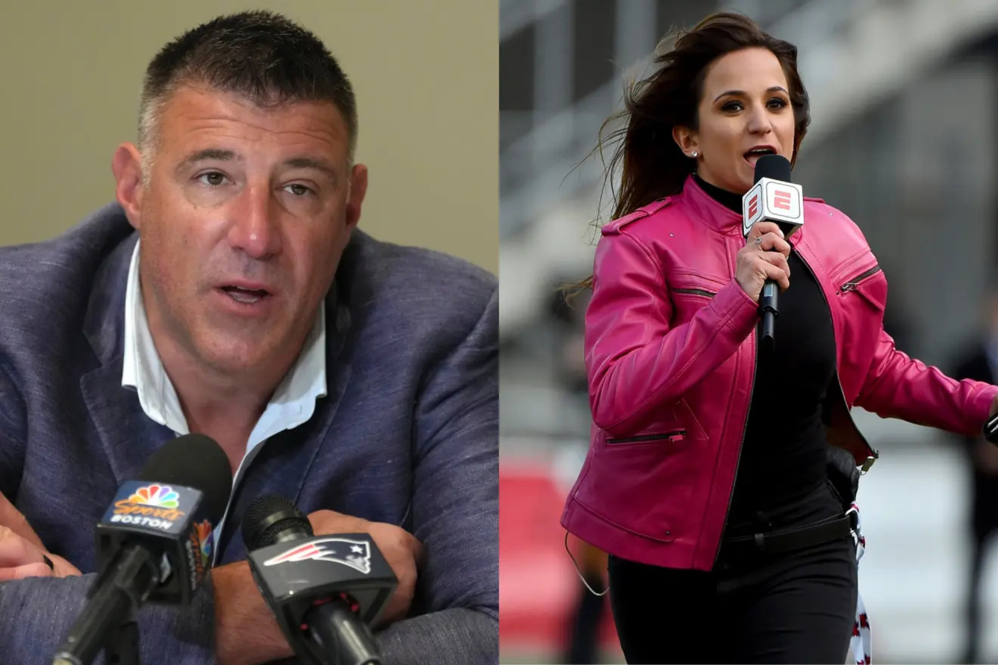 Mike Vrabel and Dianna Russini