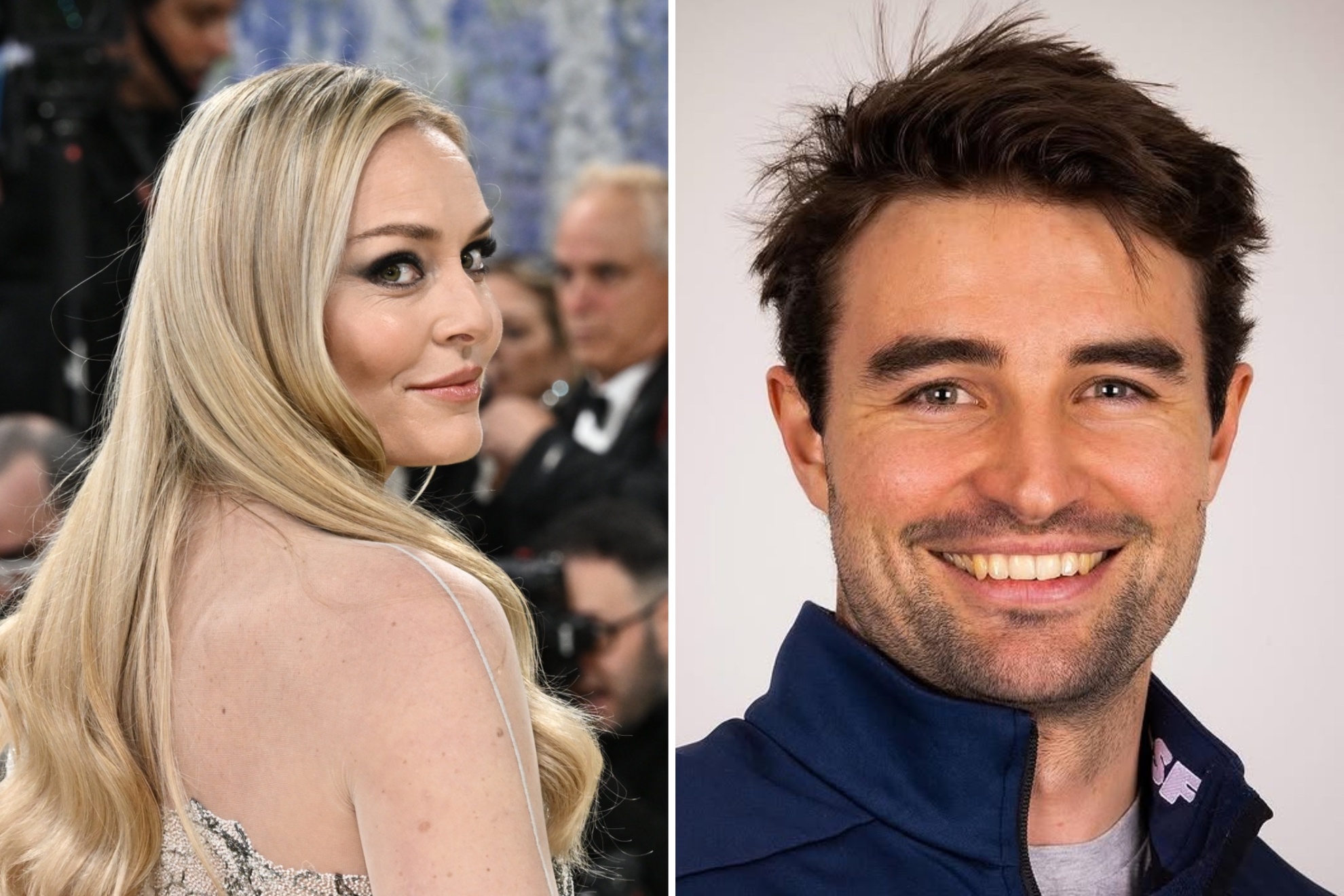 Lindsey Vonn and Matthieu Bailet LAPRESSE and Instagram
