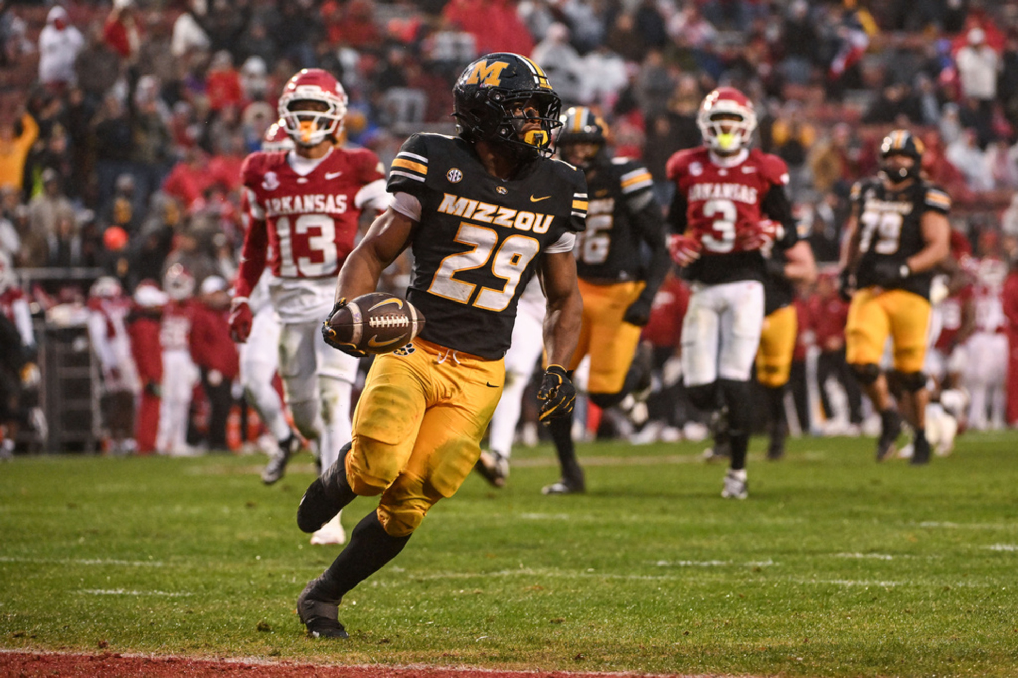Missouri running back Ahmad Hardy