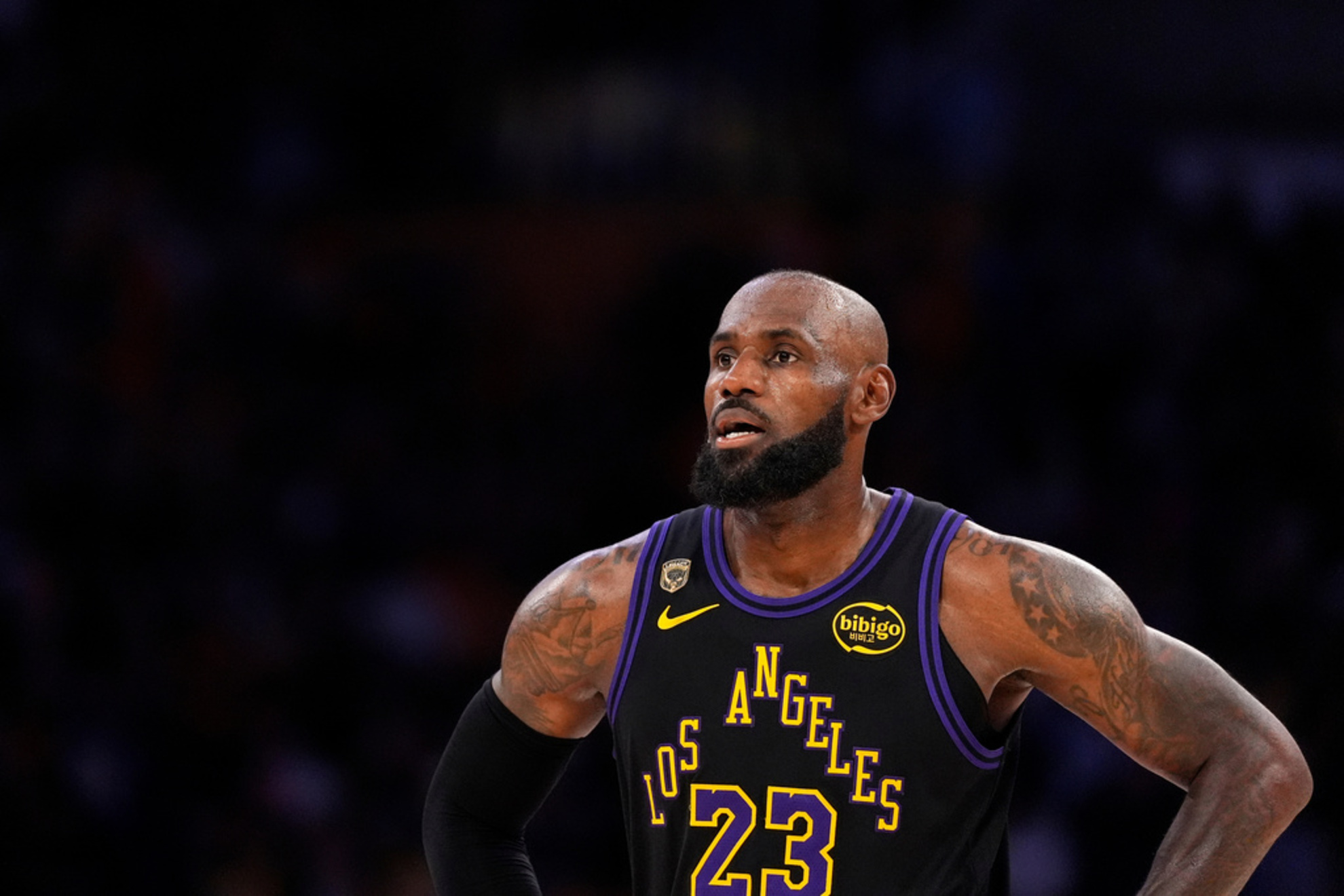 Los Angeles Lakers forward LeBron James