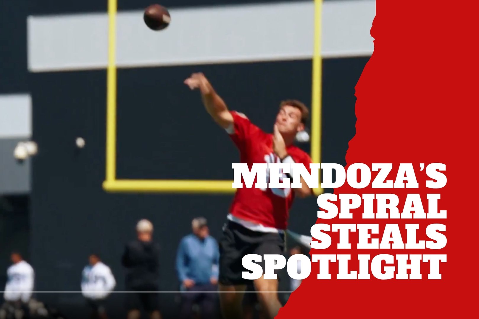 Fernando Mendoza generated excitement online after a practice clip showed off one of the smoothest throws fans have seen from the rookie quarterback. While others attended a White House visit, Mendoza stayed focused with the Raiders. The viral spiral quickly fueled optimism about his future in Las Vegas.