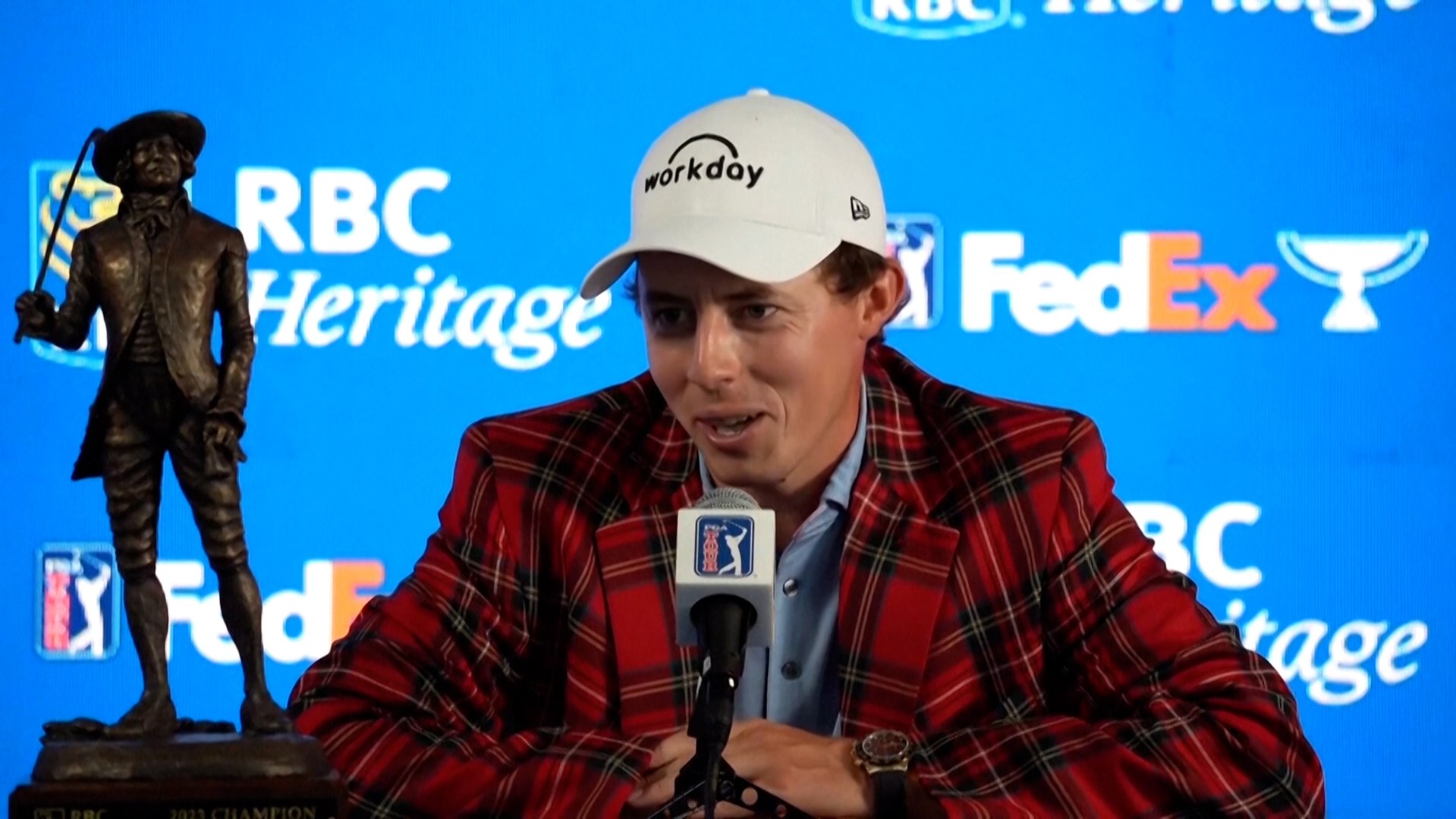 Matt Fitzpatrick jokes after winning RBC Heritage: "I think I can retire now"