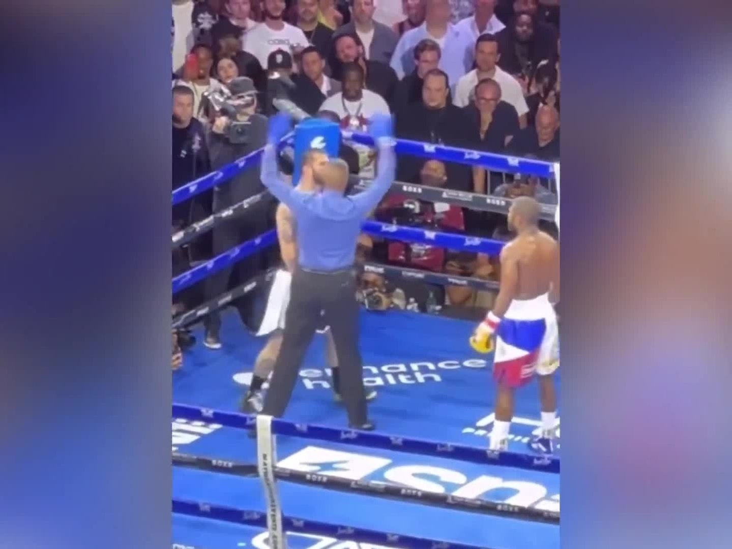 Mayweather vs Gotti III: the moment all hell broke loose after the fight