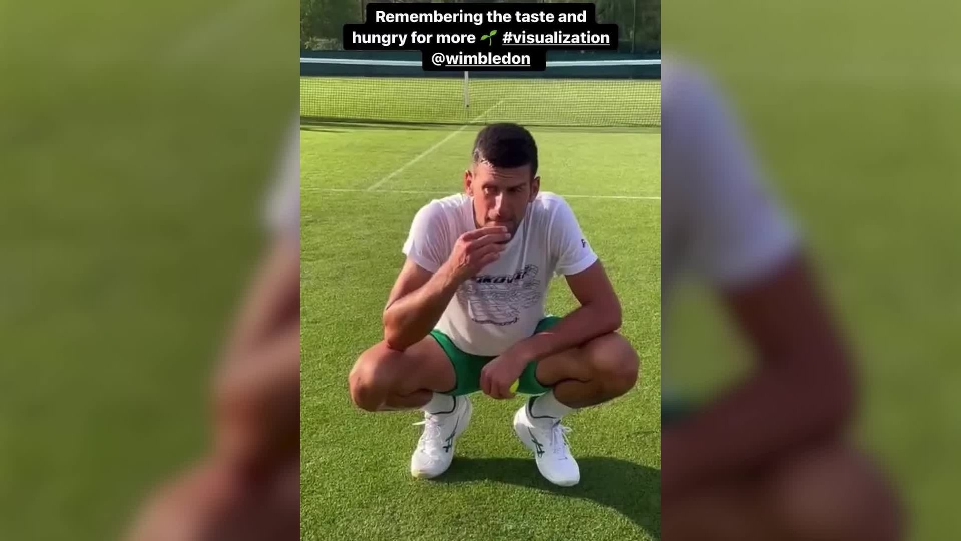 Djokovic eats up the grass to prove he wants to win Wimbledon again